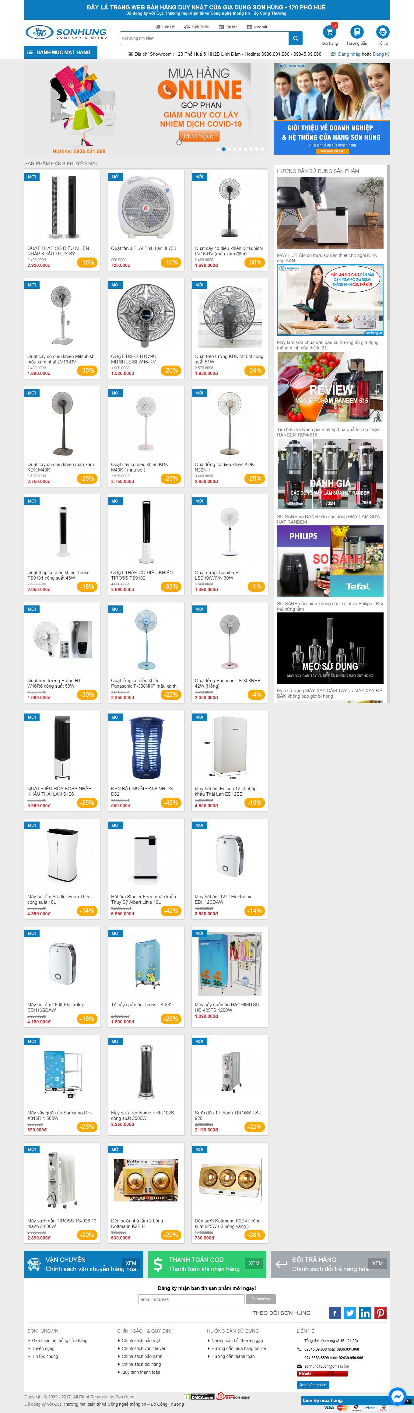 [tupperware] Thiết kế Website Web bán bình giữ nhiệt - sonhungvn