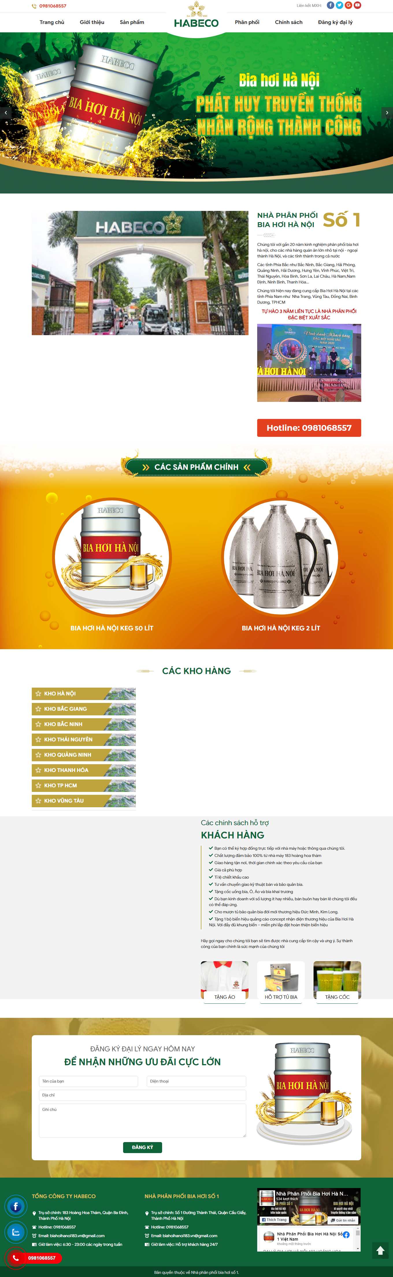 [standingbarhanoi] Thiết kế Website Web quán bia - dailybiahoihanoicomvn