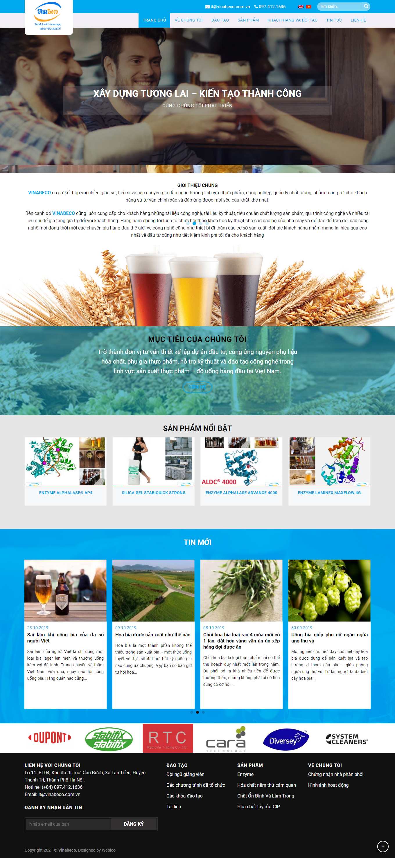 [standingbarhanoi] Thiết kế Website Web quán bia - vinabecocomvn