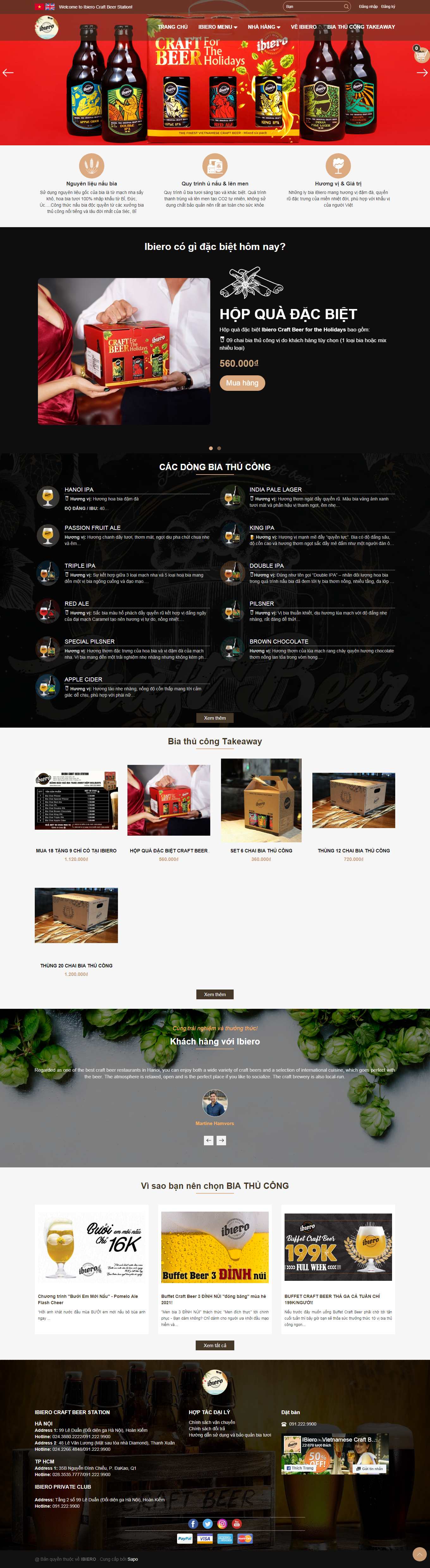[standingbarhanoi] Thiết kế Website Web quán bia - ibierocom