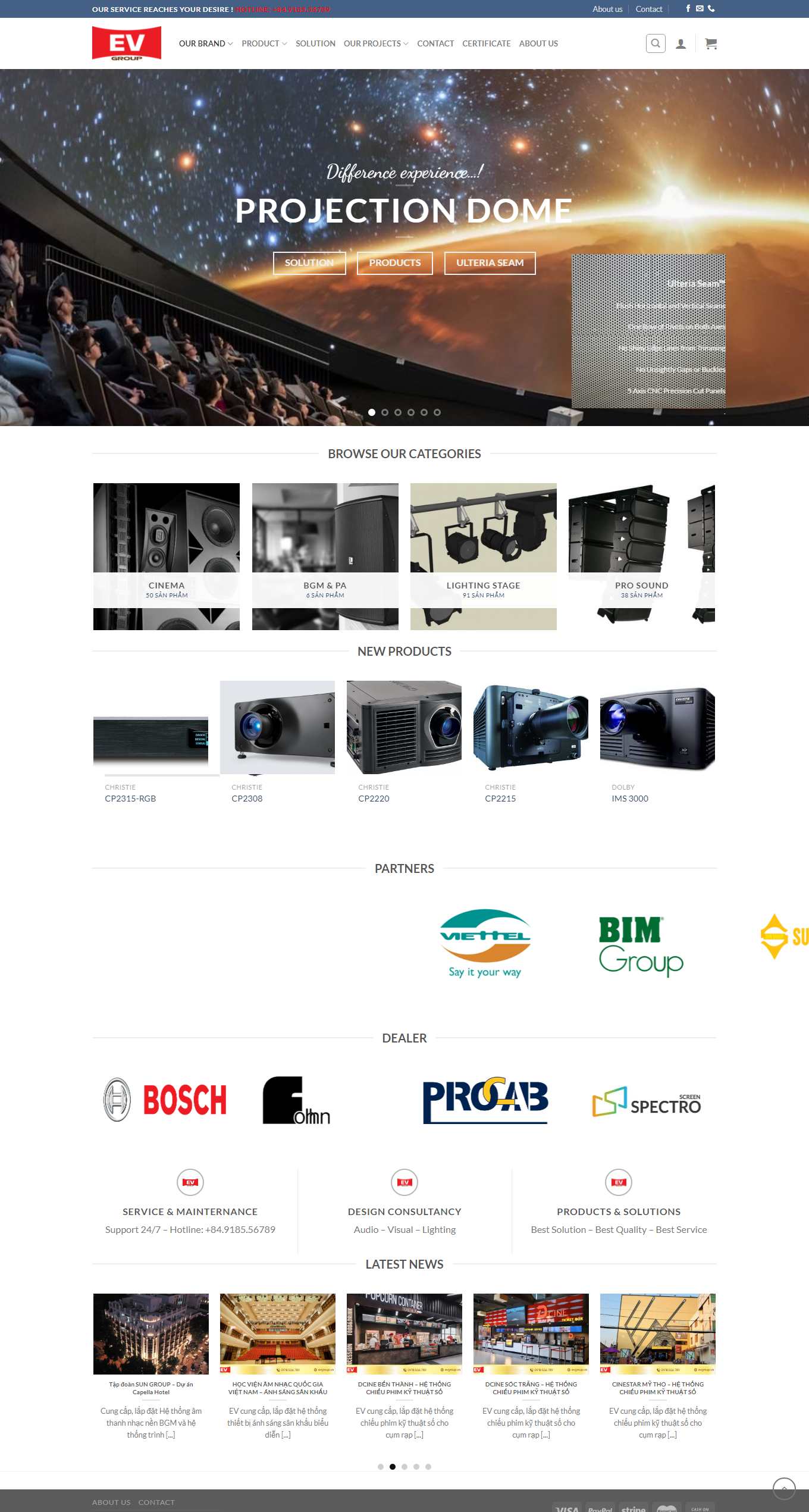 [karaoke] Thiết kế Website Web quán karaoke - evgroupvn