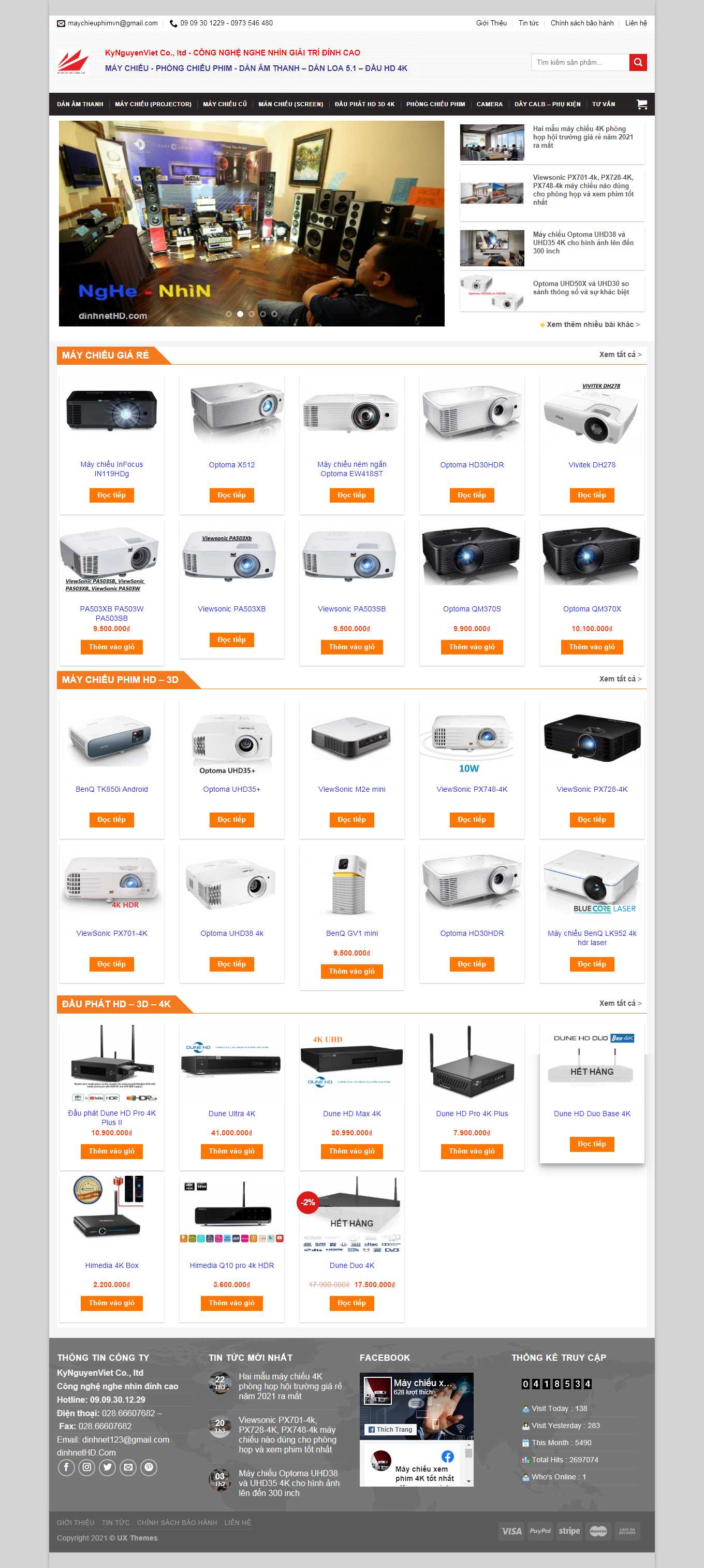 [karaoke] Thiết kế Website Web quán karaoke - dinhnethdcom