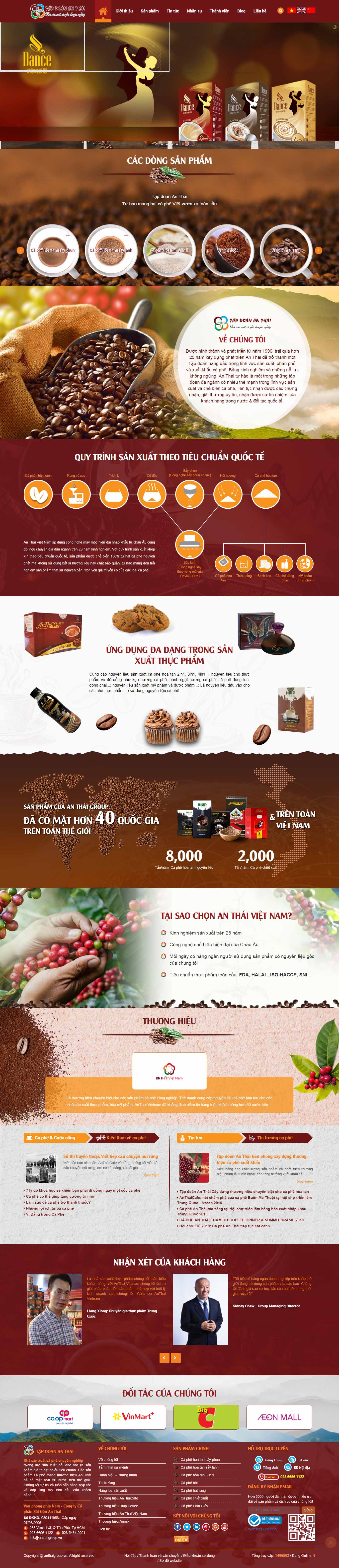 [robustavietnam] Thiết kế Website Web quán cafe - anthaigroupvn