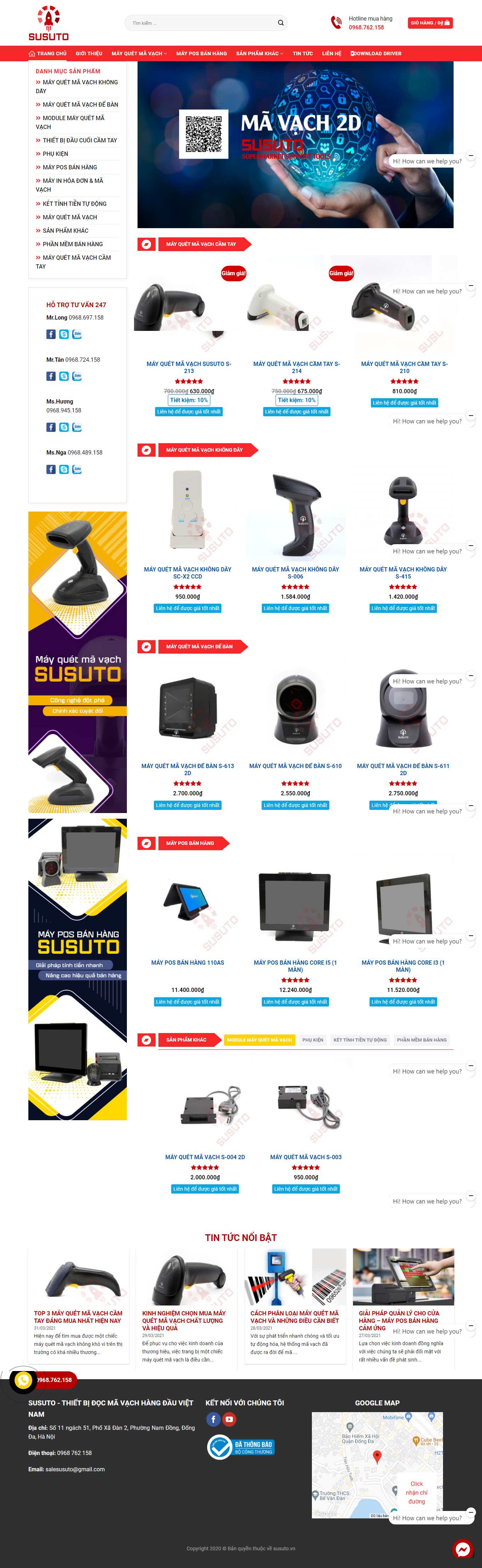 [anphatpc] Thiết kế Website Web máy in mã vạch - susutovn