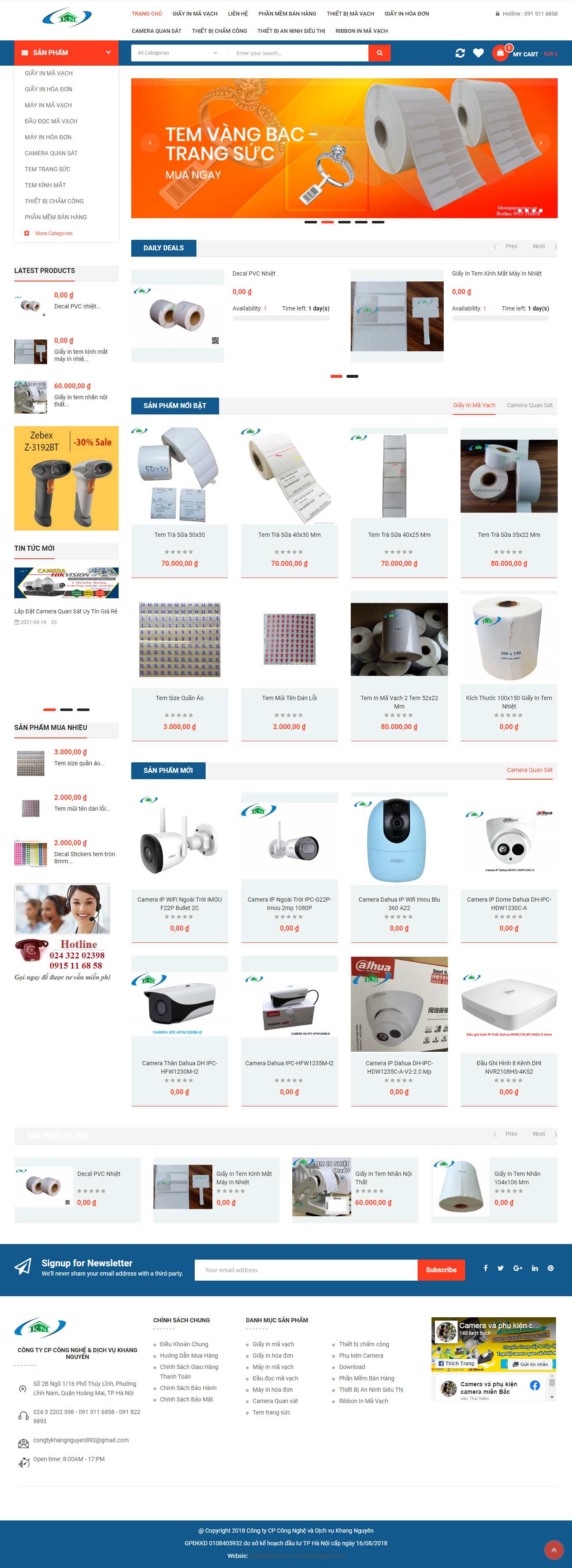 [chuyenhoadonmavach] Thiết kế Website Web máy quét mã vạch - khangnguyencovn