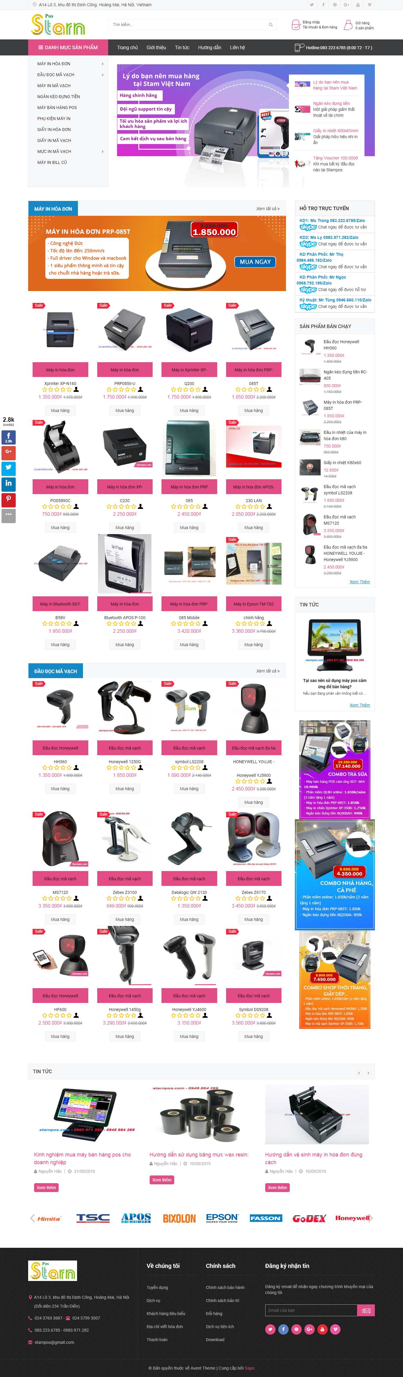 [maytinhgoodm] Thiết kế Website Web máy tính tiền - starnposcom