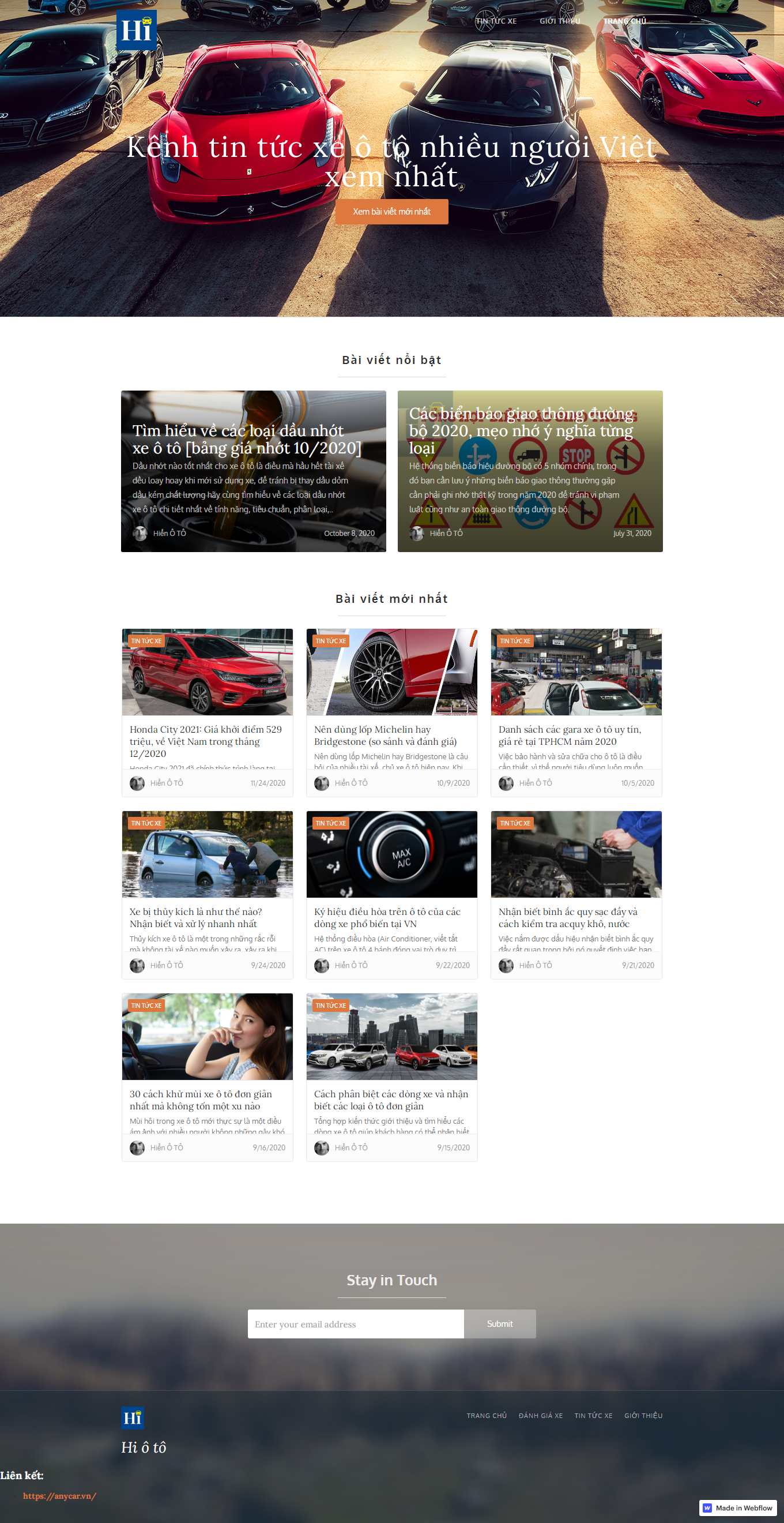 [giadinhauto] Thiết kế Website Web gara ô tô - 2otowebflowio