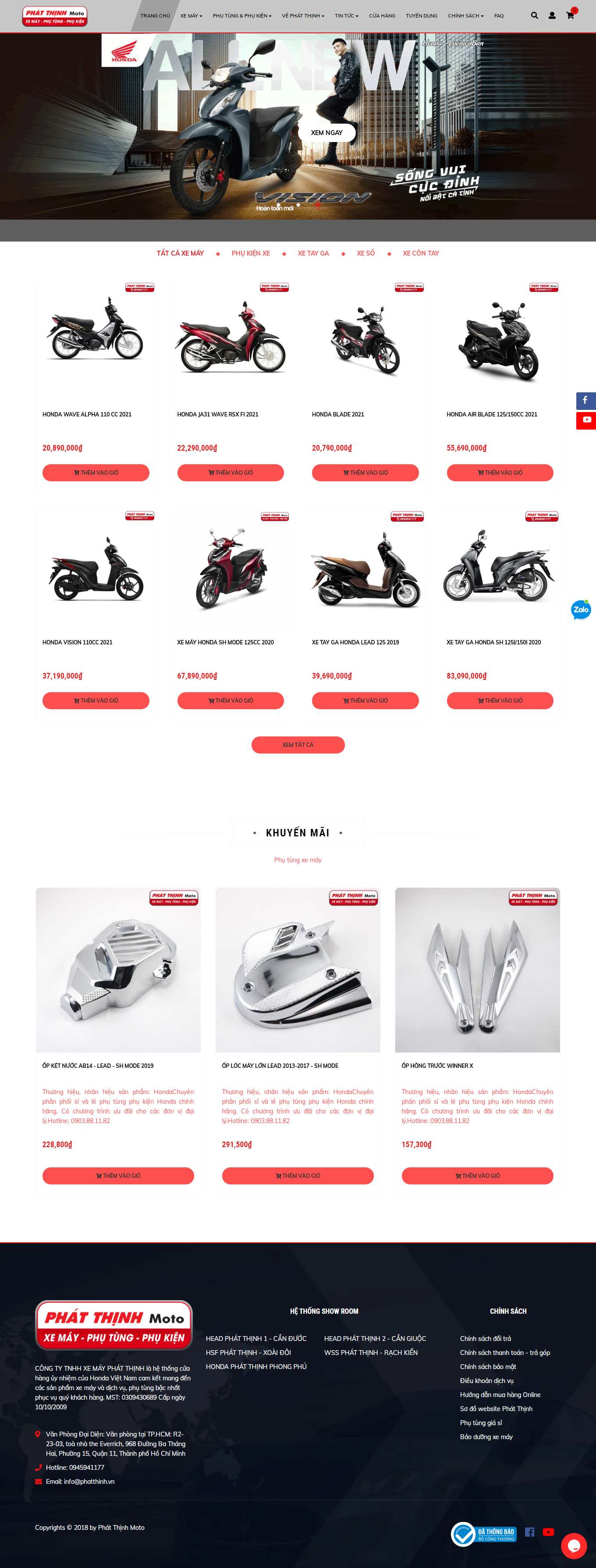 [motosoft] Thiết kế Website Web hệ thống đại lý - phatthinhvn