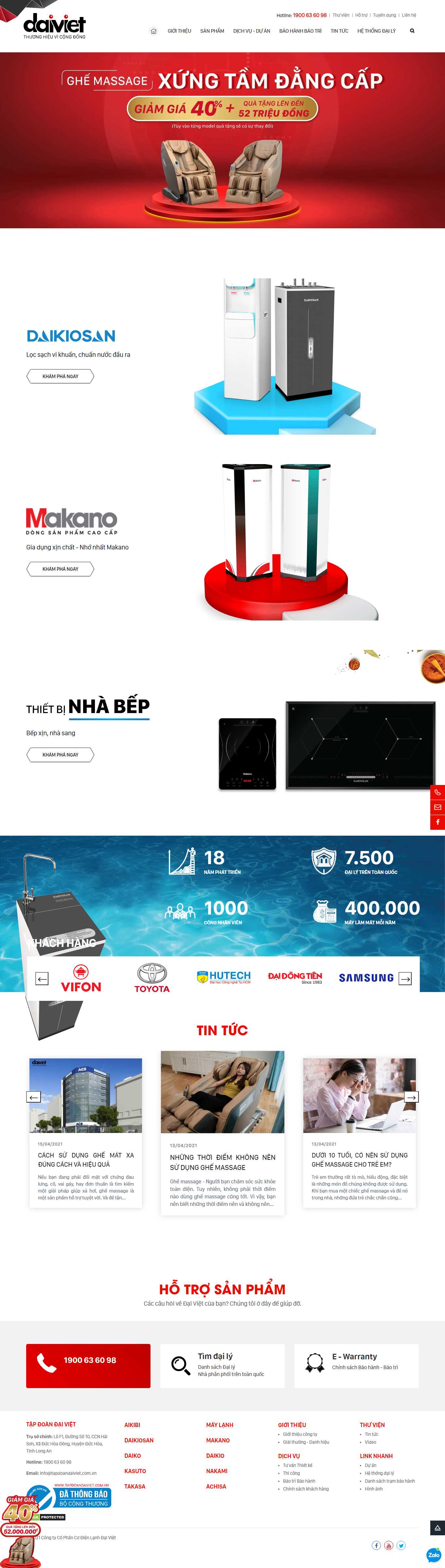 [maylocnuockangaroo] Thiết kế Website Web máy lọc nước - tapdoandaivietcomvn