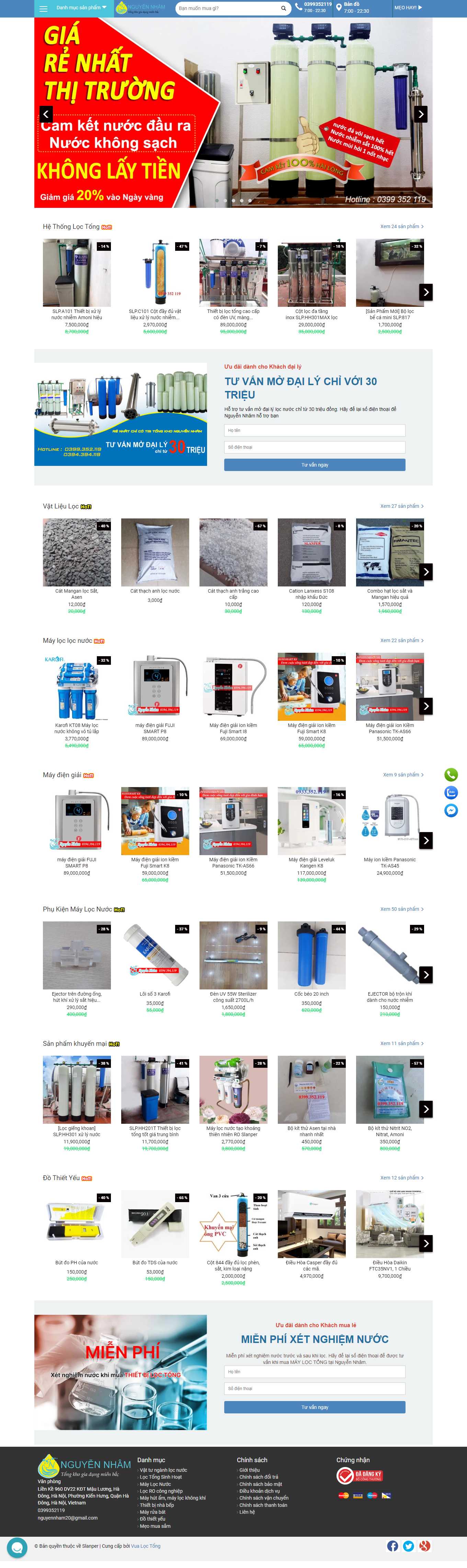 [maylocnuockangaroo] Thiết kế Website Web máy lọc nước - tongkhonguyennhamcom