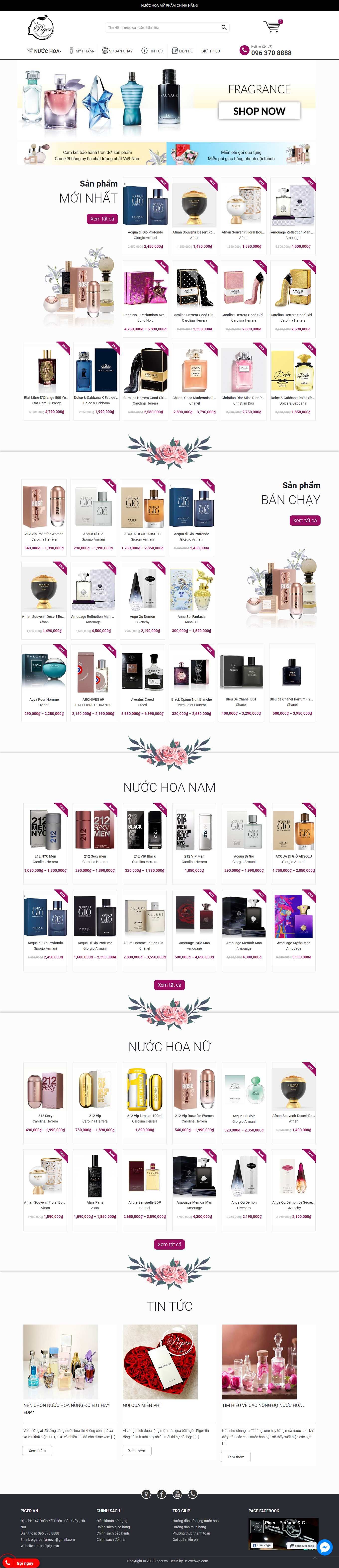 [giaxe] Thiết kế Website Web Minh Thuận - pigervn