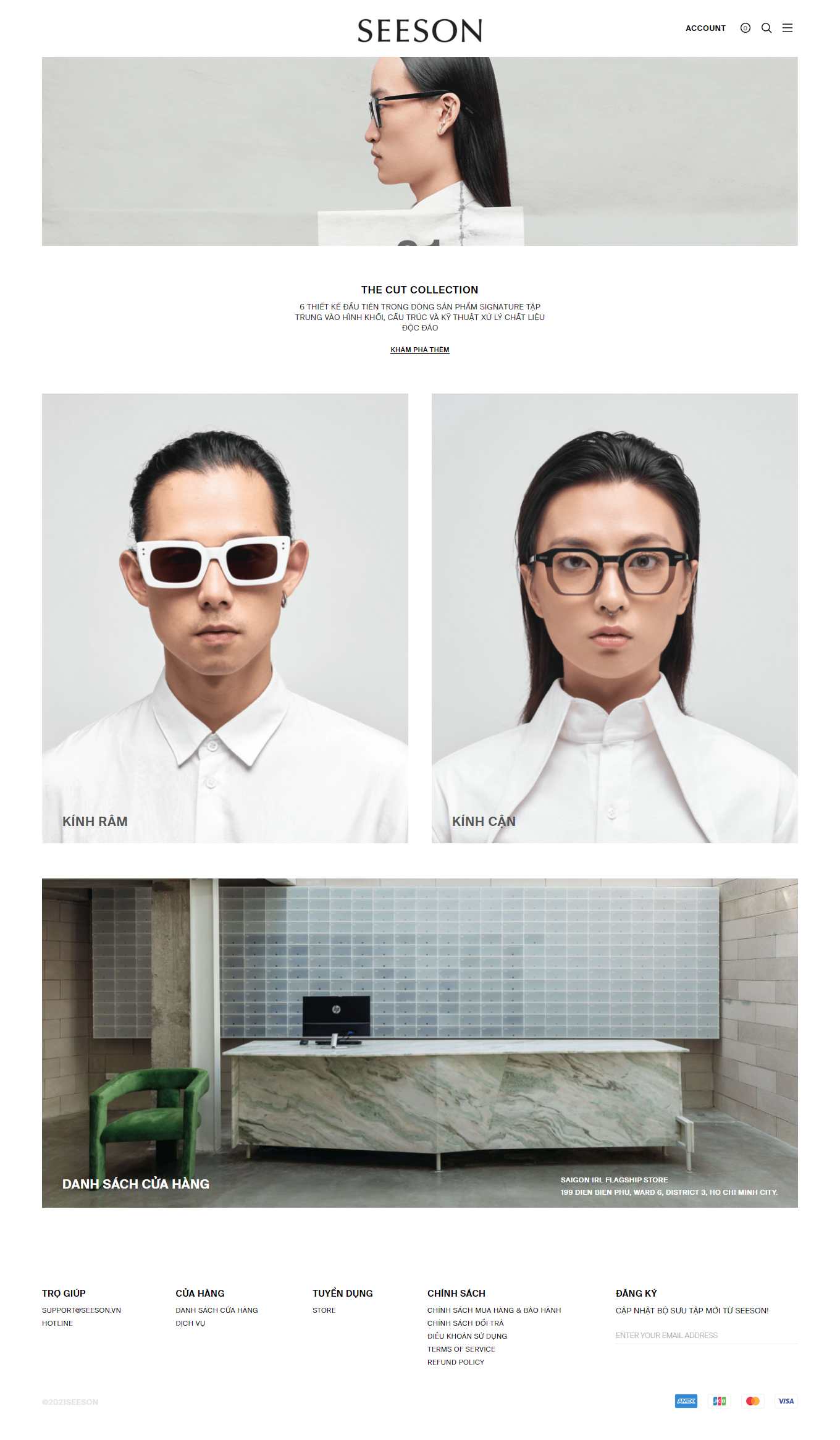[kinhmatviettin] Thiết kế Website Web kinh mắt thời trang - seesonvn