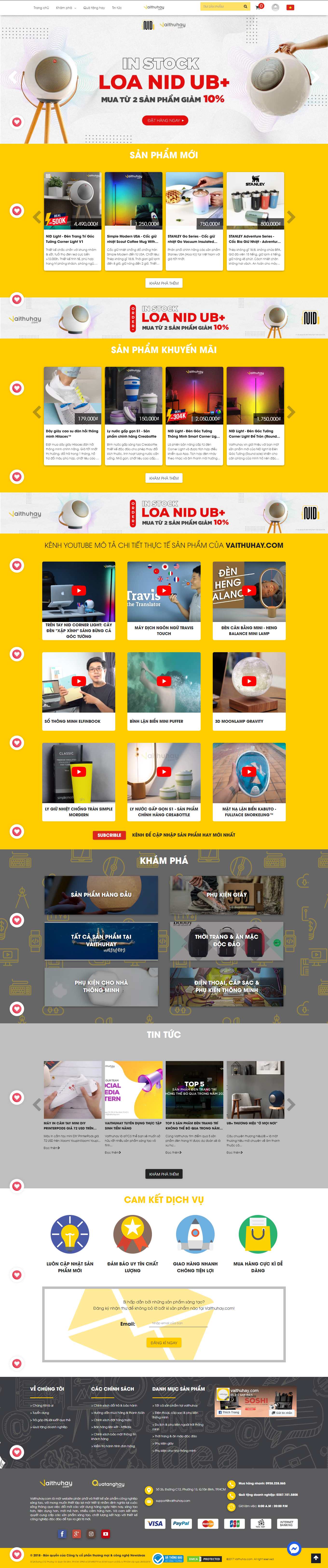 [kinhmatviettin] Thiết kế Website Web kinh mắt thời trang - vaithuhaycom