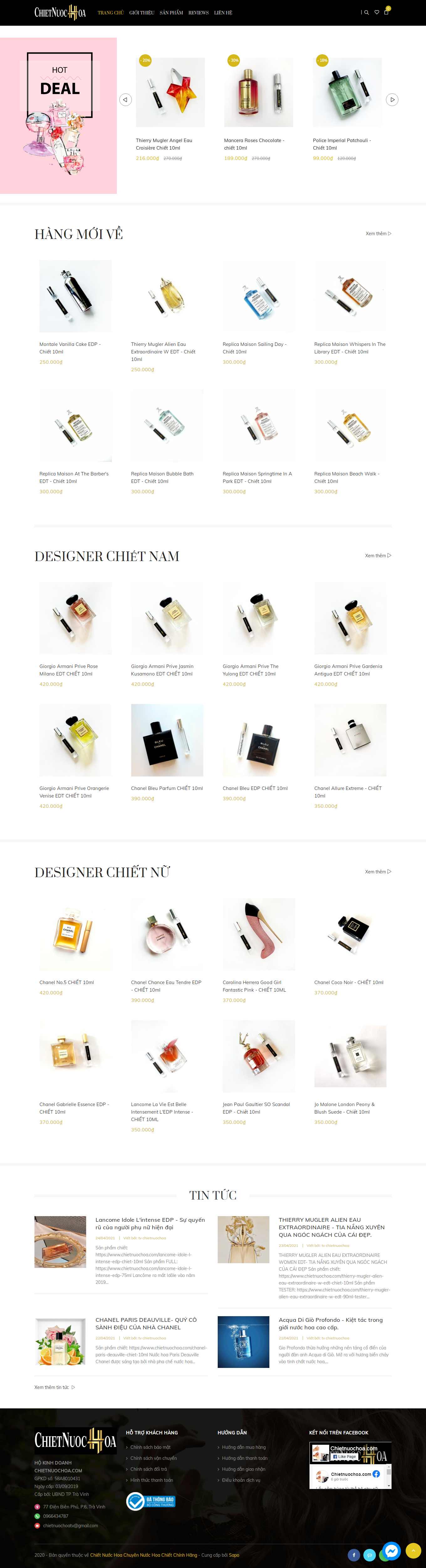 [vuahanghieu] Thiết kế Website Web bán nước hoa - wwwchietnuochoacom