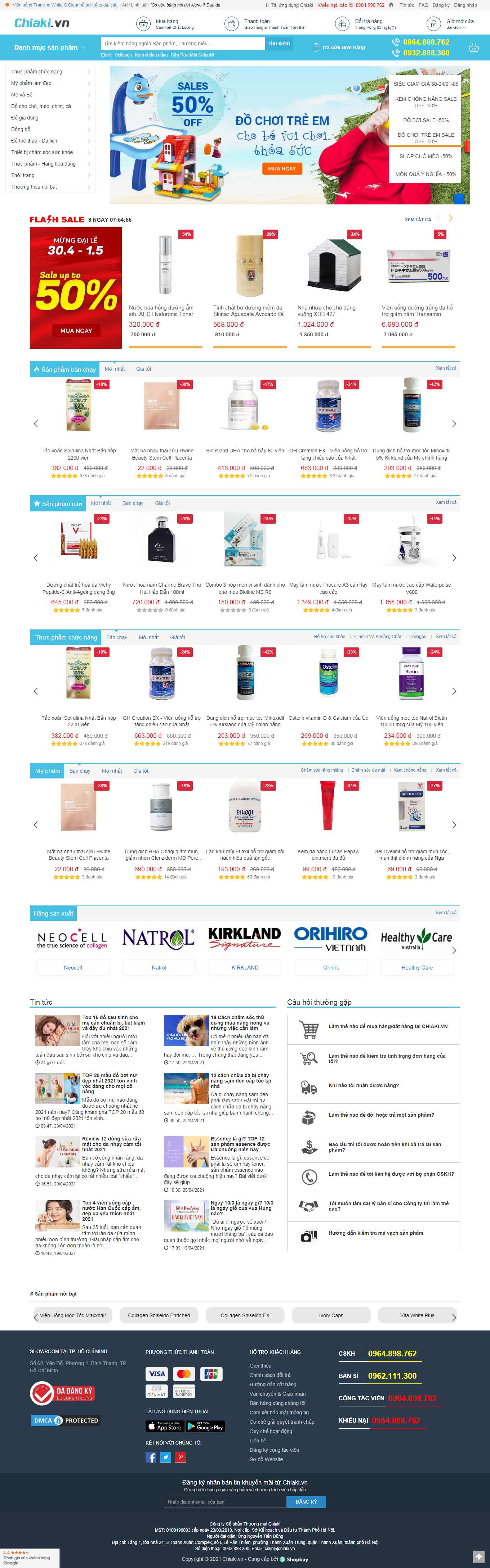 [vuahanghieu] Thiết kế Website Web bán nước hoa - chiakivn