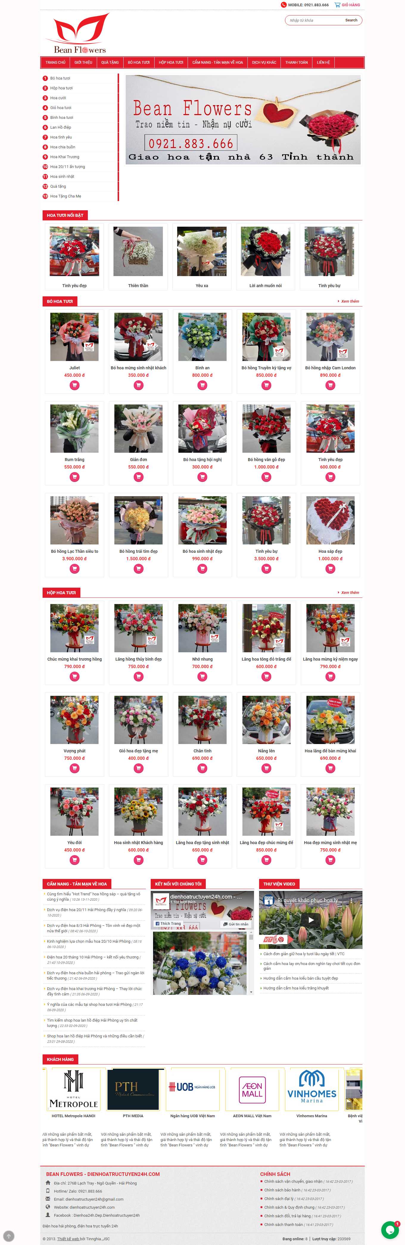 [123flower] Thiết kế Website Web Hoa Tươi - dienhoatructuyen24hcom