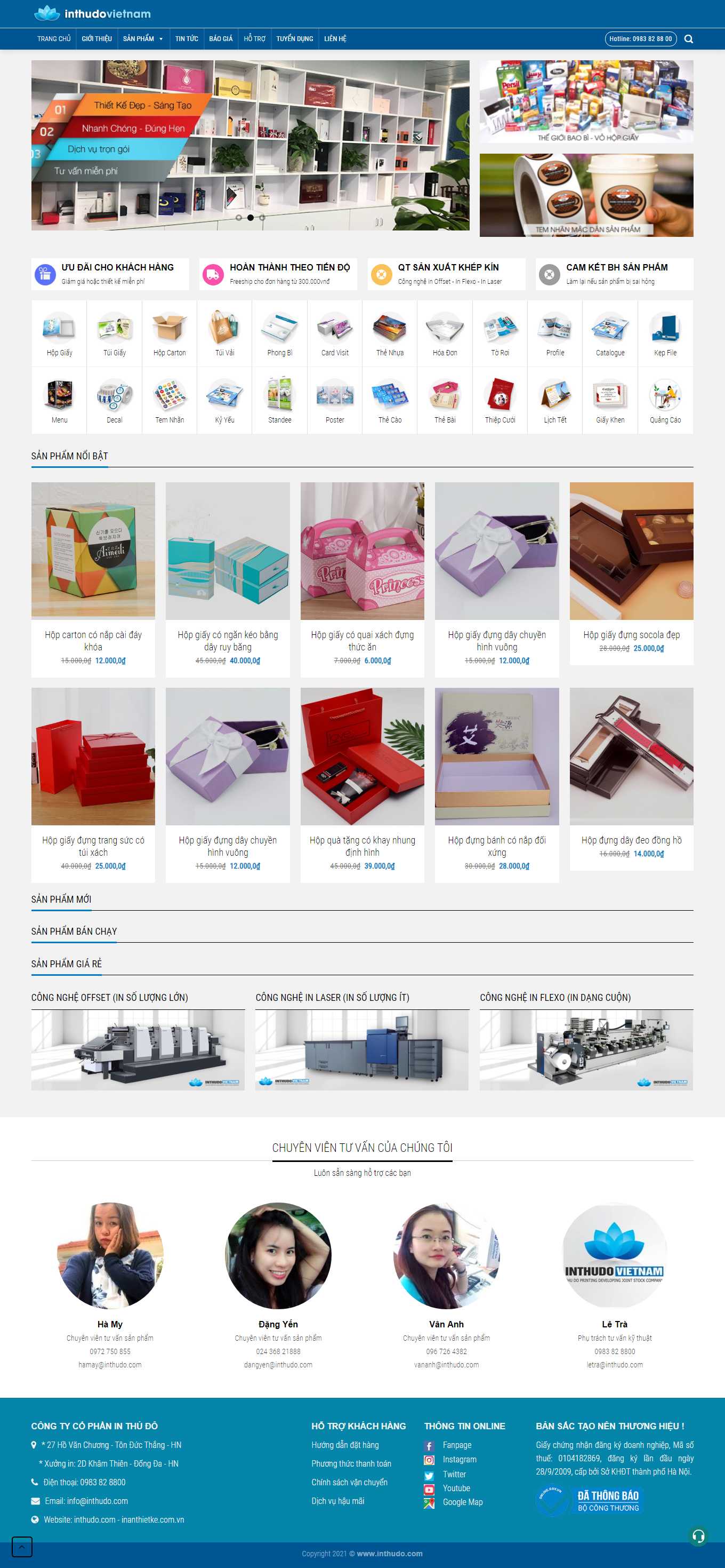 [indepanhduong] Thiết kế Website Web Catalogue - inthudocom