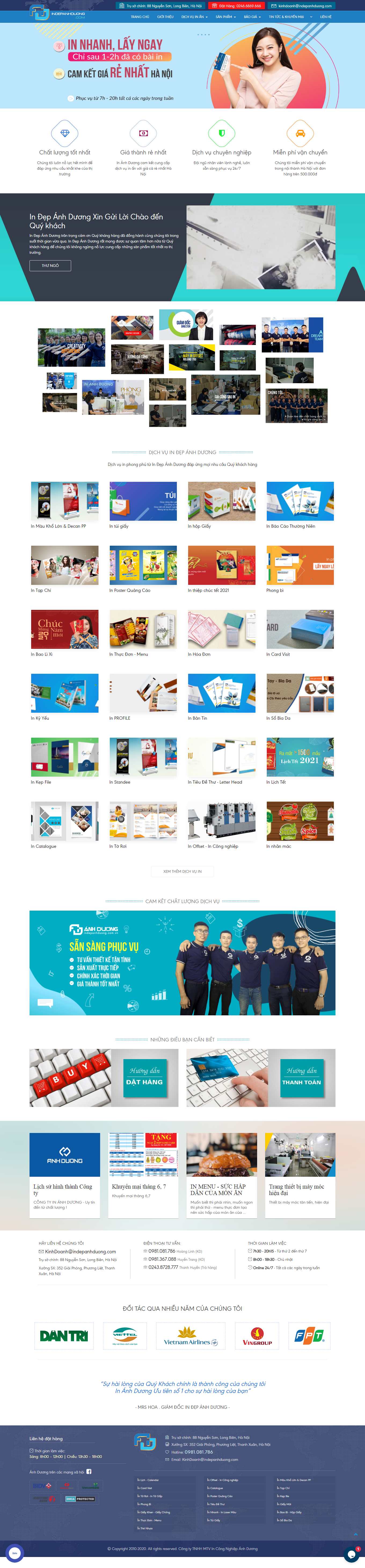 [nhomin] Thiết kế Website Web card visit - indepanhduongcom