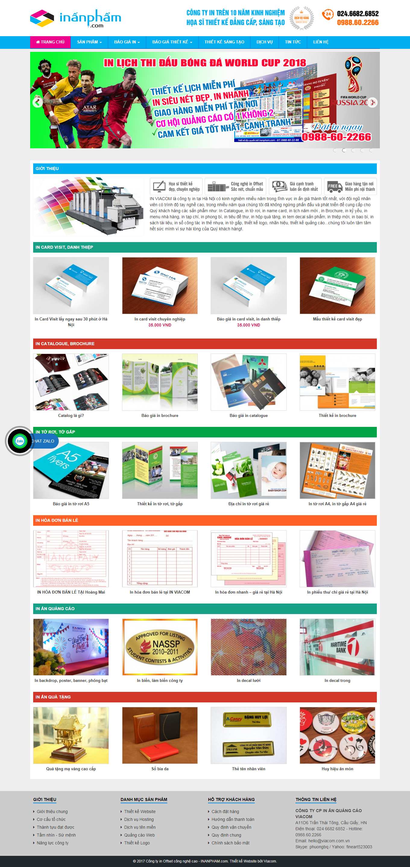 [ktpdesign] Thiết kế Website Web Profile - inanphamcom