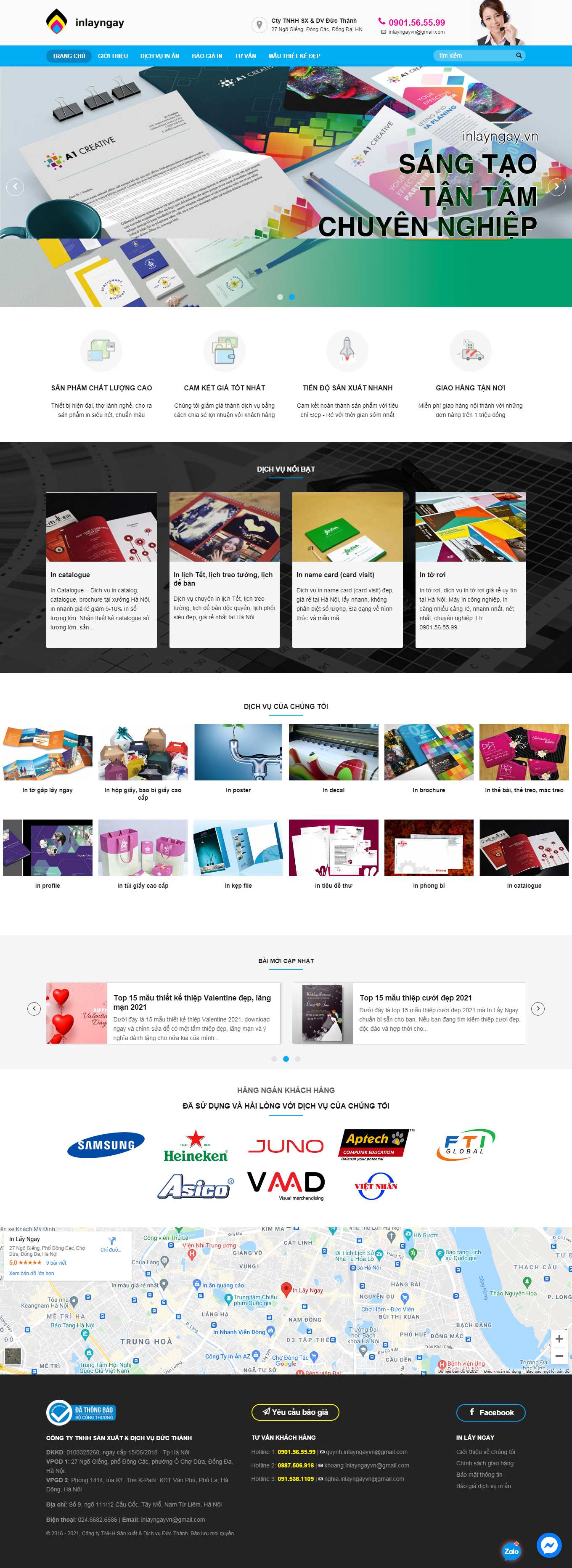 [ktpdesign] Thiết kế Website Web Profile - inlayngayvn
