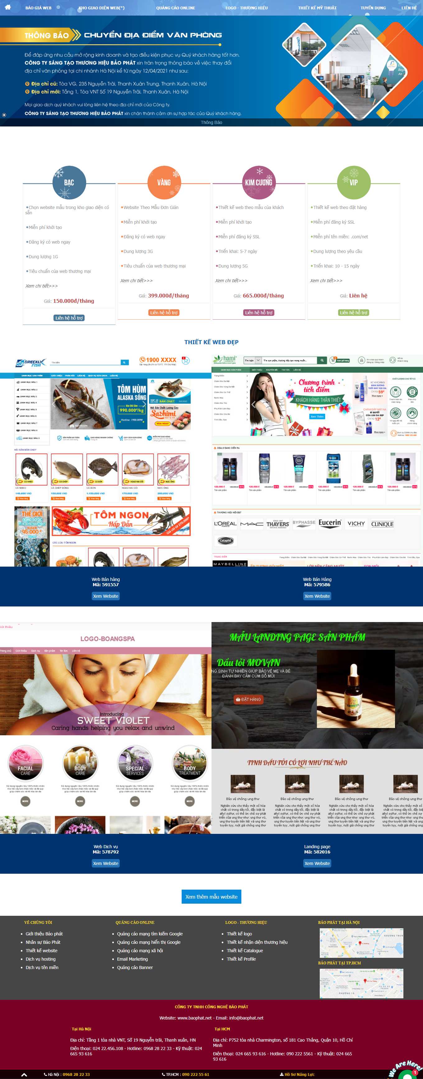 [ktpdesign] Thiết kế Website Web Profile - baophatnet