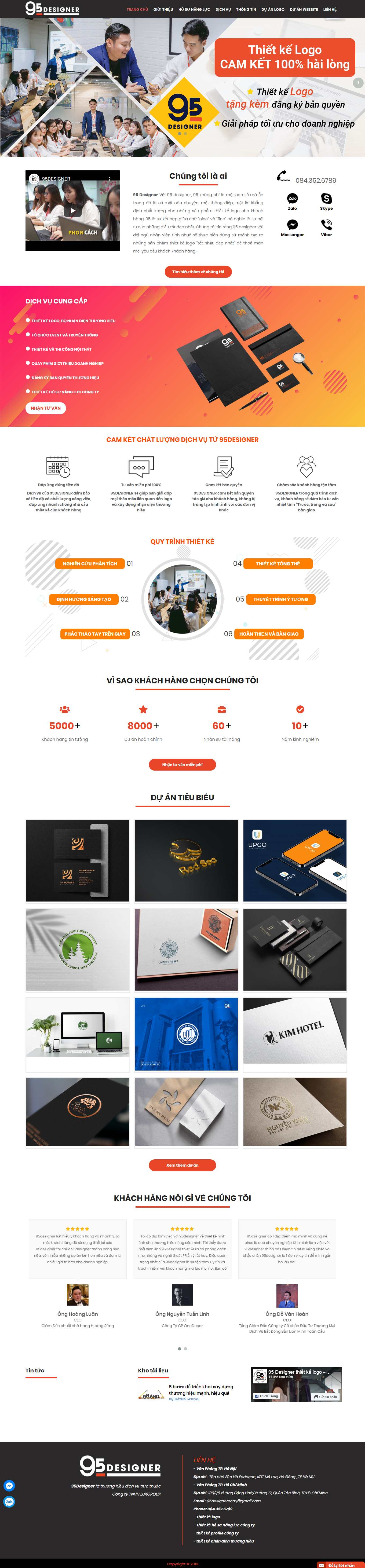 [klogo] Thiết kế Website Web Logo - 95designercom