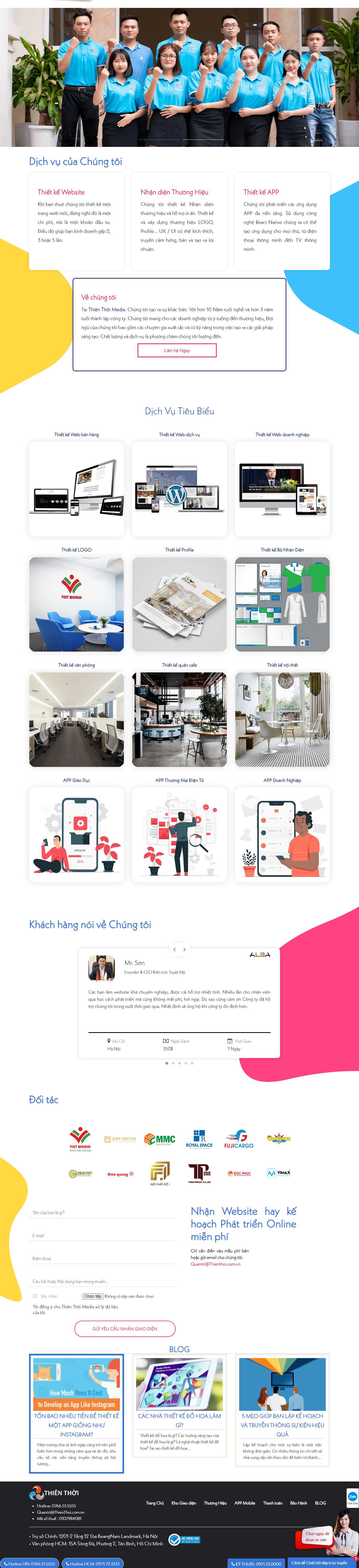 [klogo] Thiết kế Website Web Logo - thienthoicomvn