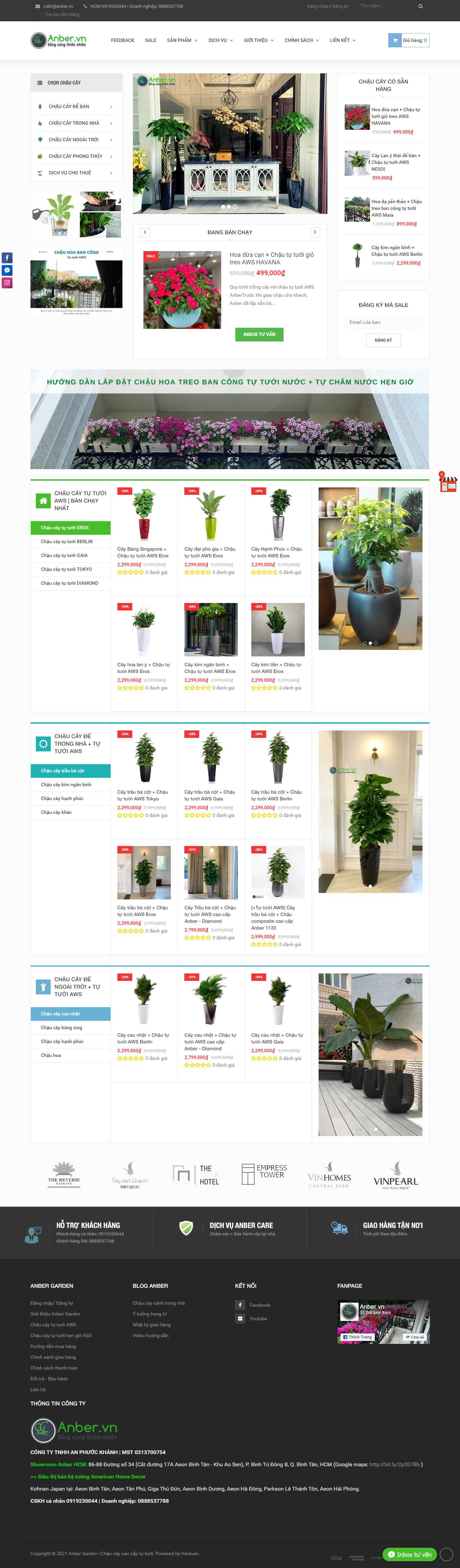 [caygiongnongnghiep] Thiết kế Website Web giống cây trồng - anbergardenvn