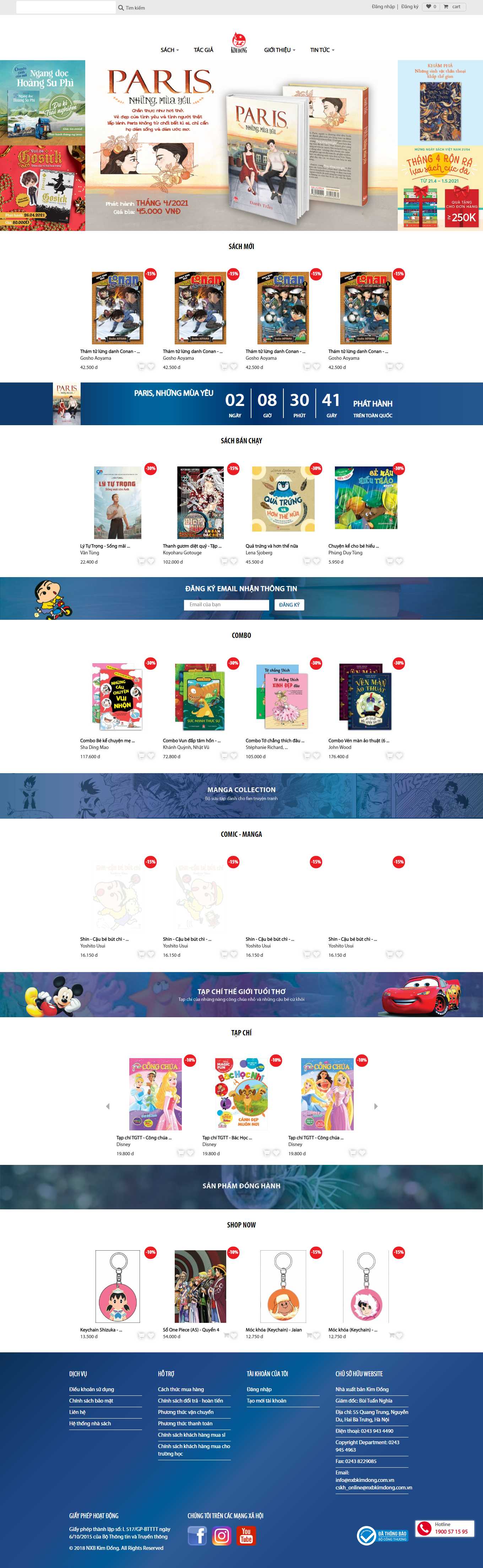 [fahasa] Thiết kế Website Web nhà sách - nxbkimdongcomvn