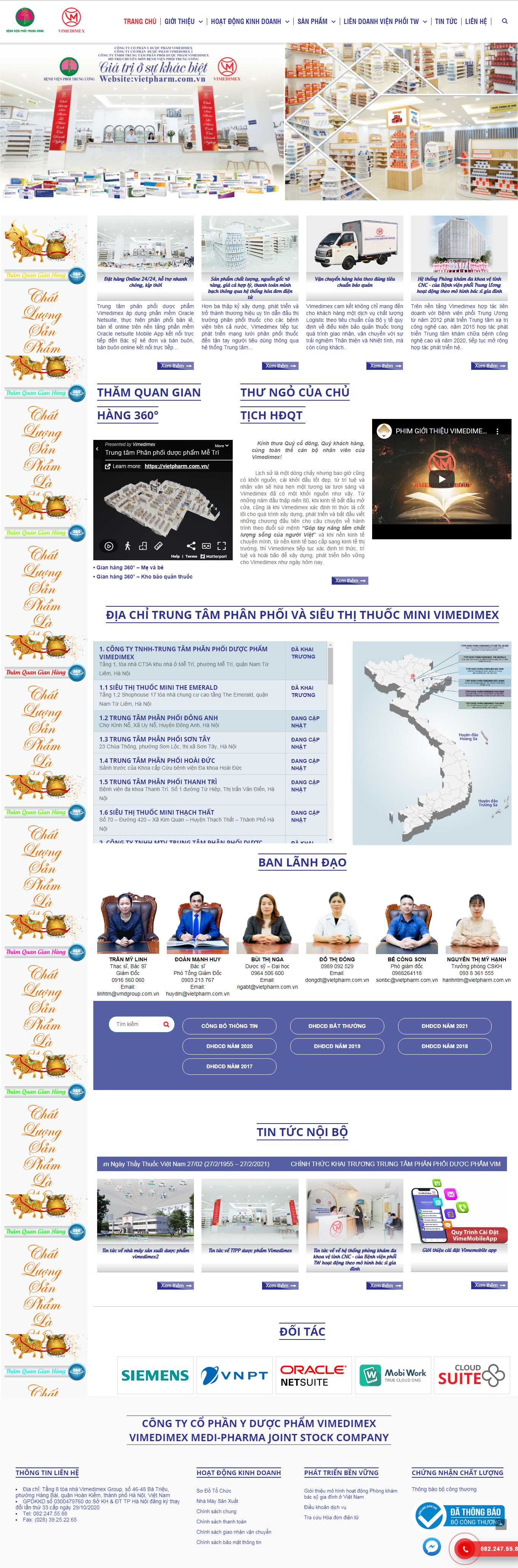 [dhgpharma] Thiết kế Website Web dược phẩm - vietpharmcomvn