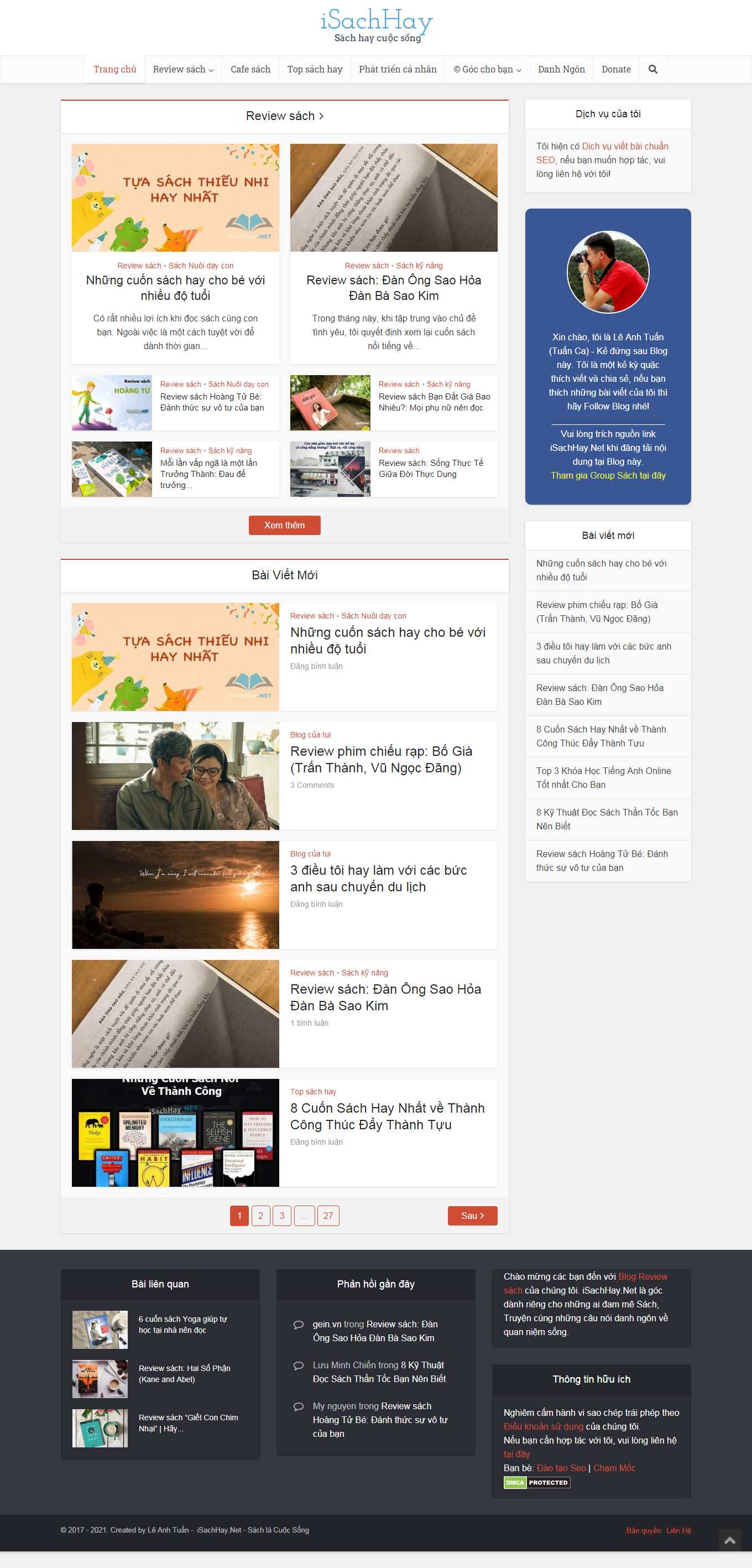 [ngocchinhshop] Thiết kế Website Web bán sách trực tuyến - isachhaynet