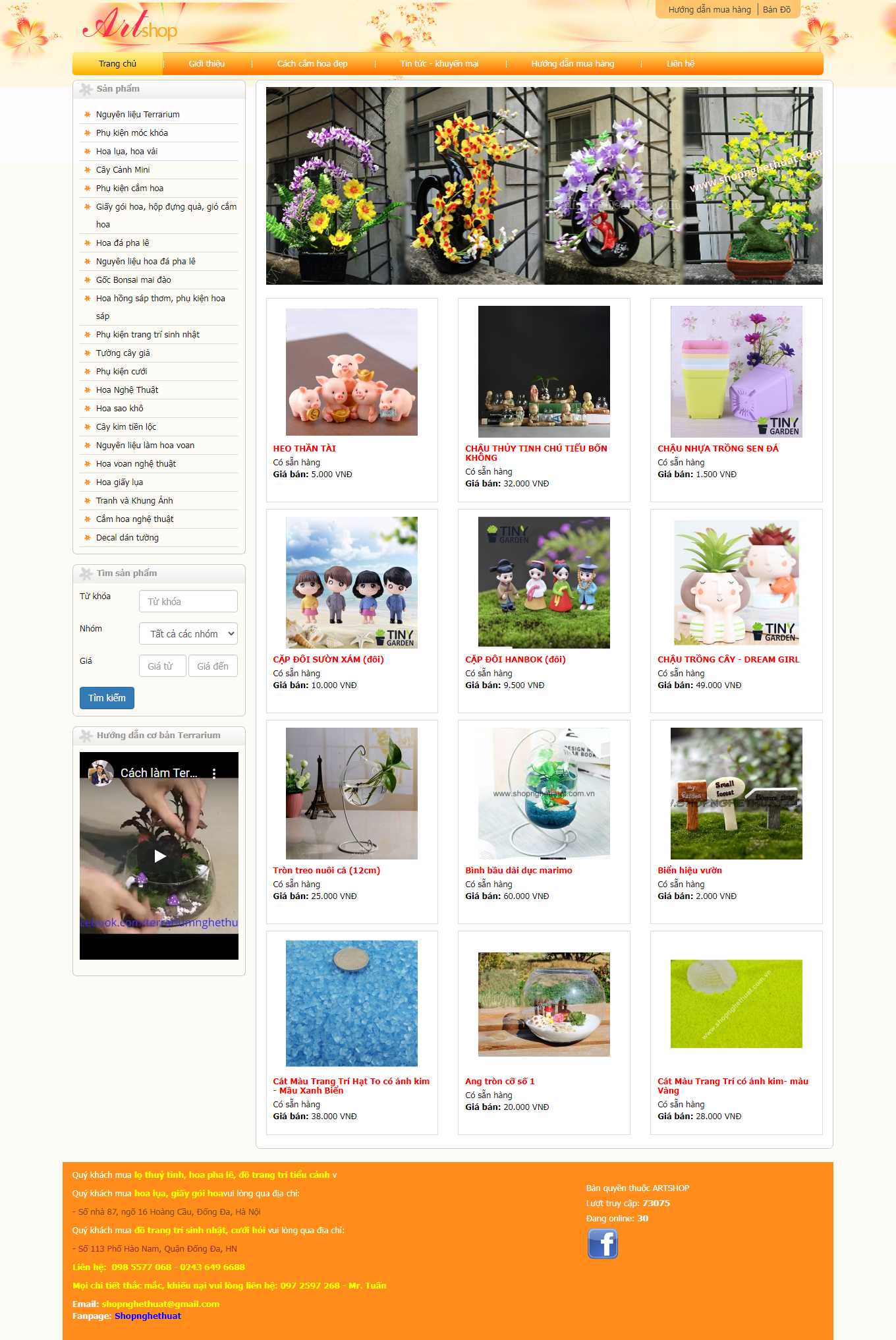 [bongbayaha] Thiết kế Website Web bán hàng online hiệu quả - wwwshopnghethuatcomvn