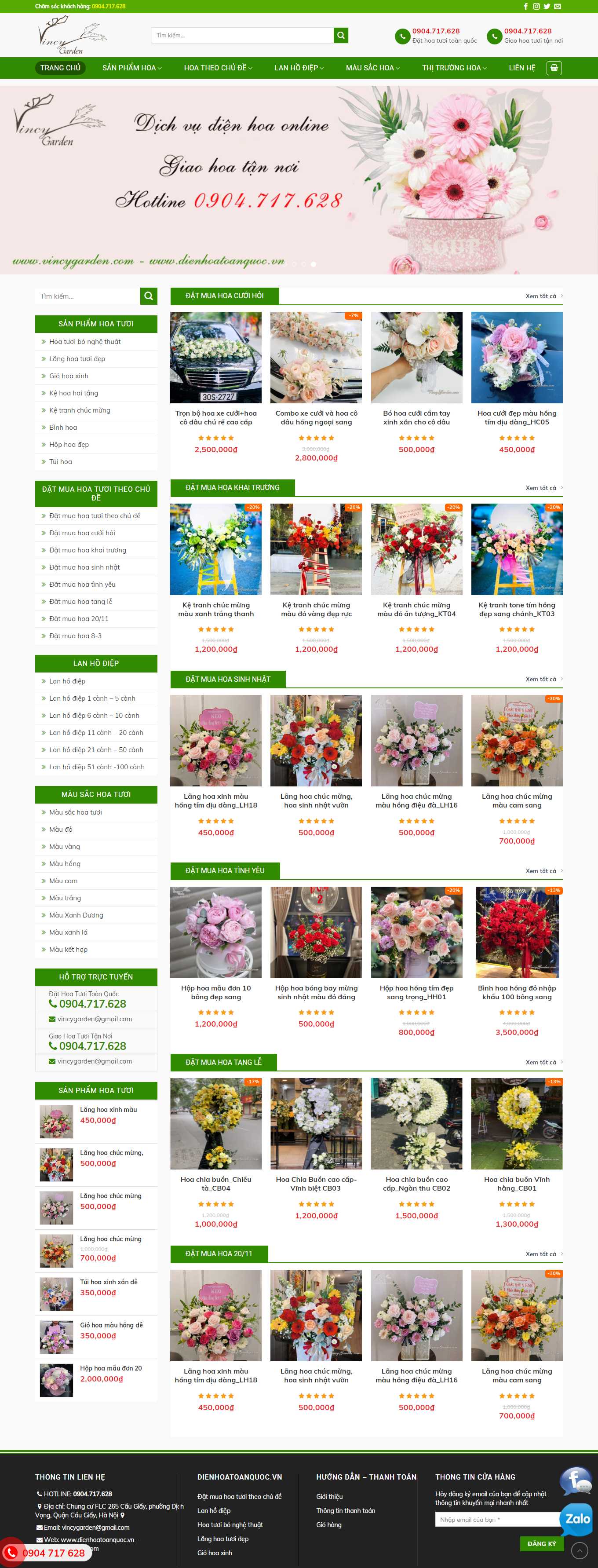 [bongbayaha] Thiết kế Website Web bán hàng online hiệu quả - vincygardencom