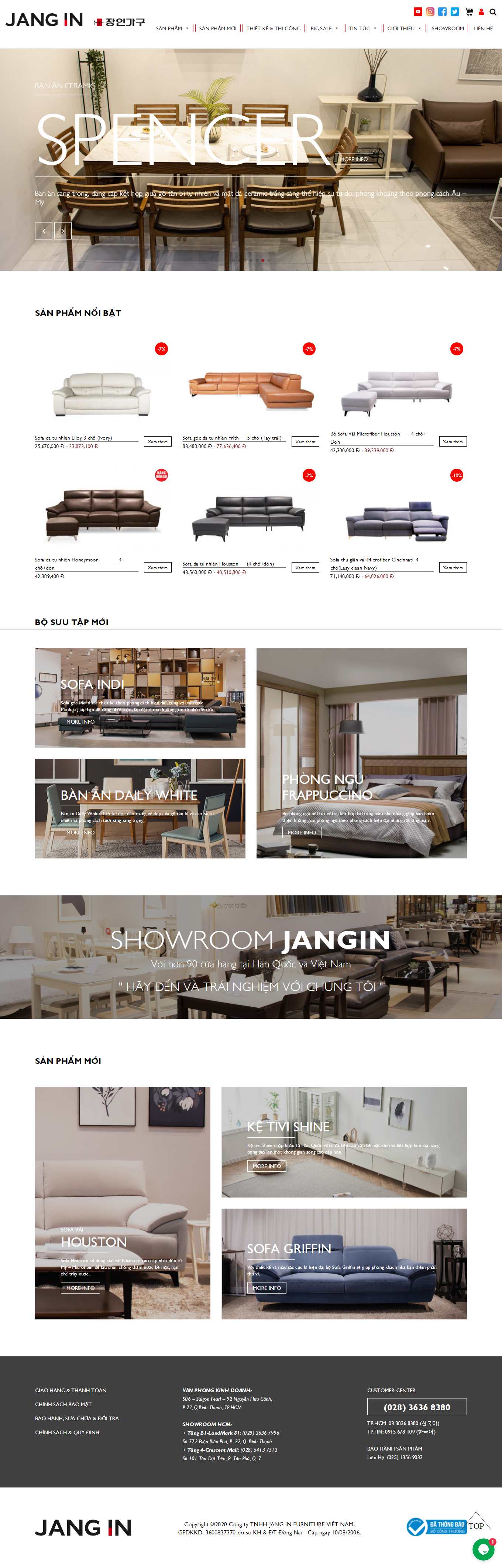 [thanhlysofa] Thiết kế Website Web bán sofa - janginvn