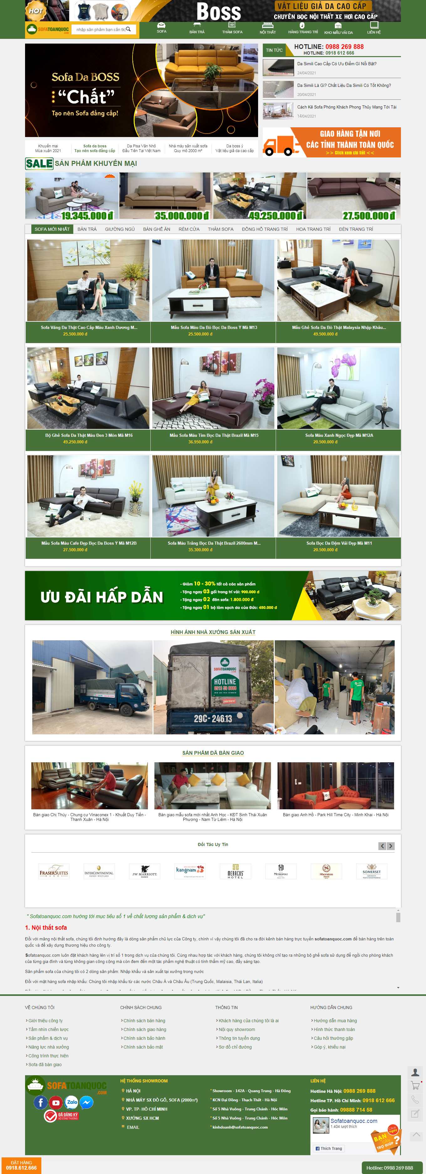 [thanhlysofa] Thiết kế Website Web bán sofa - sofatoanquoccom