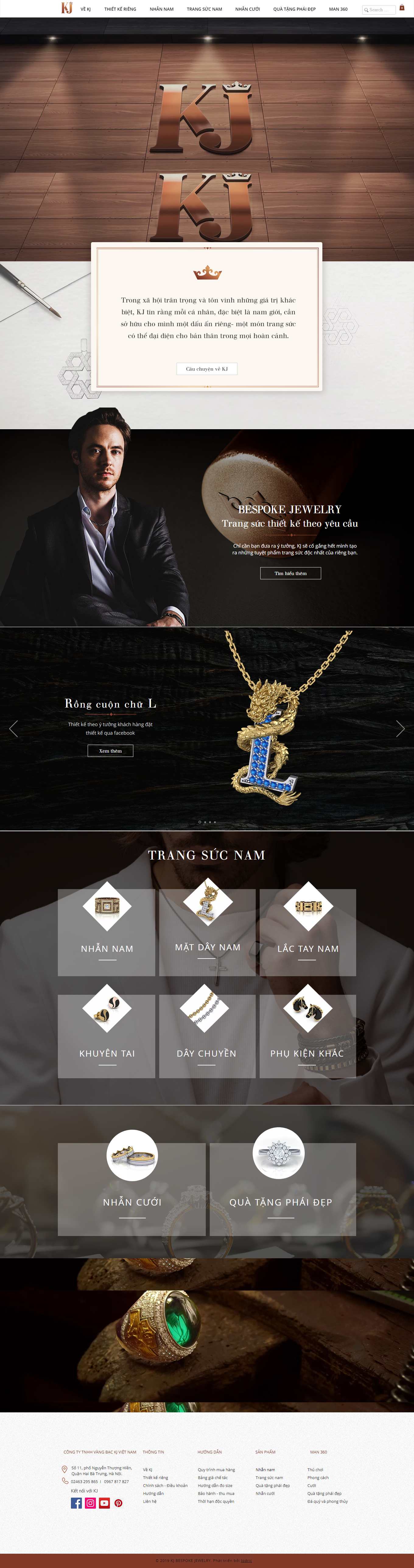 [phongthuyhoanggia] Thiết kế Website Web vật phẩm phong thủy đẹp - wwwkjcomvn