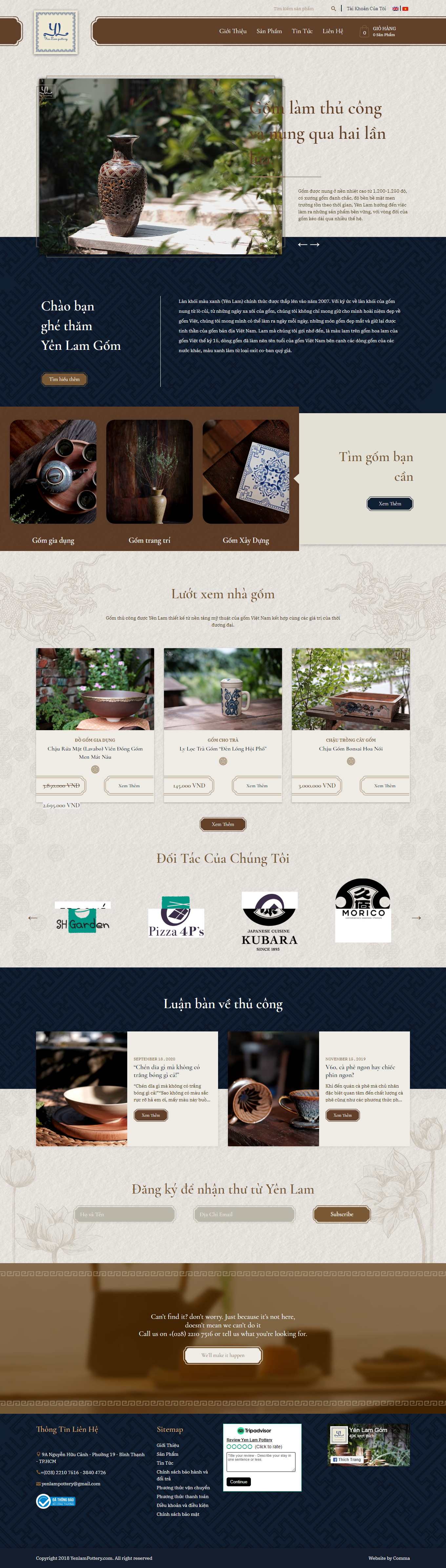 [gom10] Thiết kế Website Web bán đồ gốm sứ - wwwgomsuyenlamvn