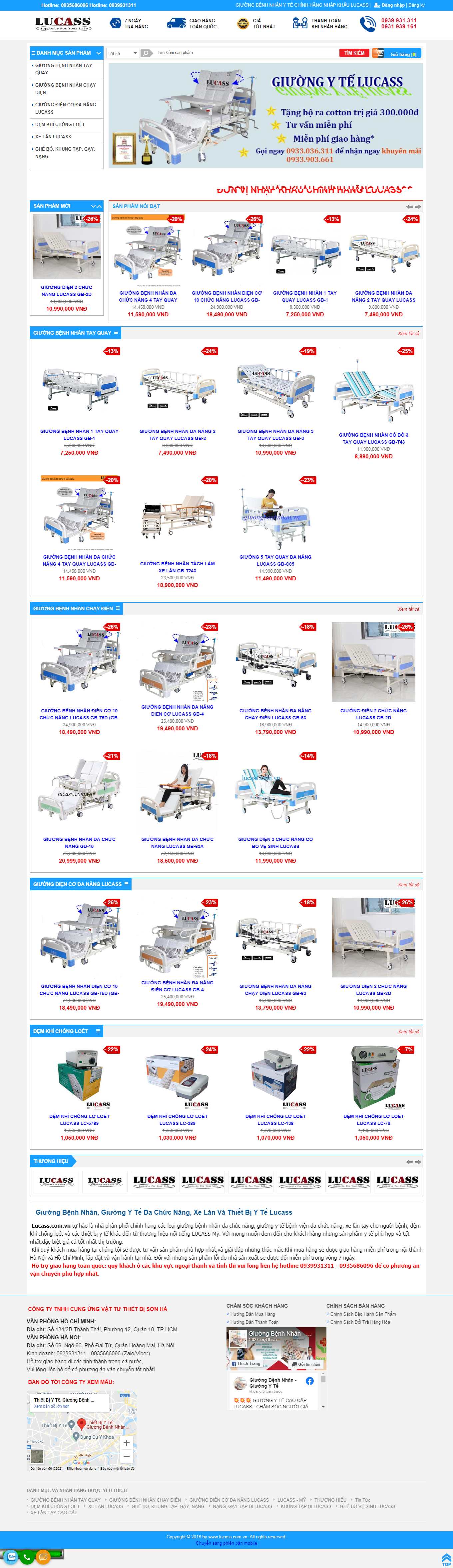 [sieuthiyte] Thiết kế Website Web thiết bị y tế - lucasscomvn