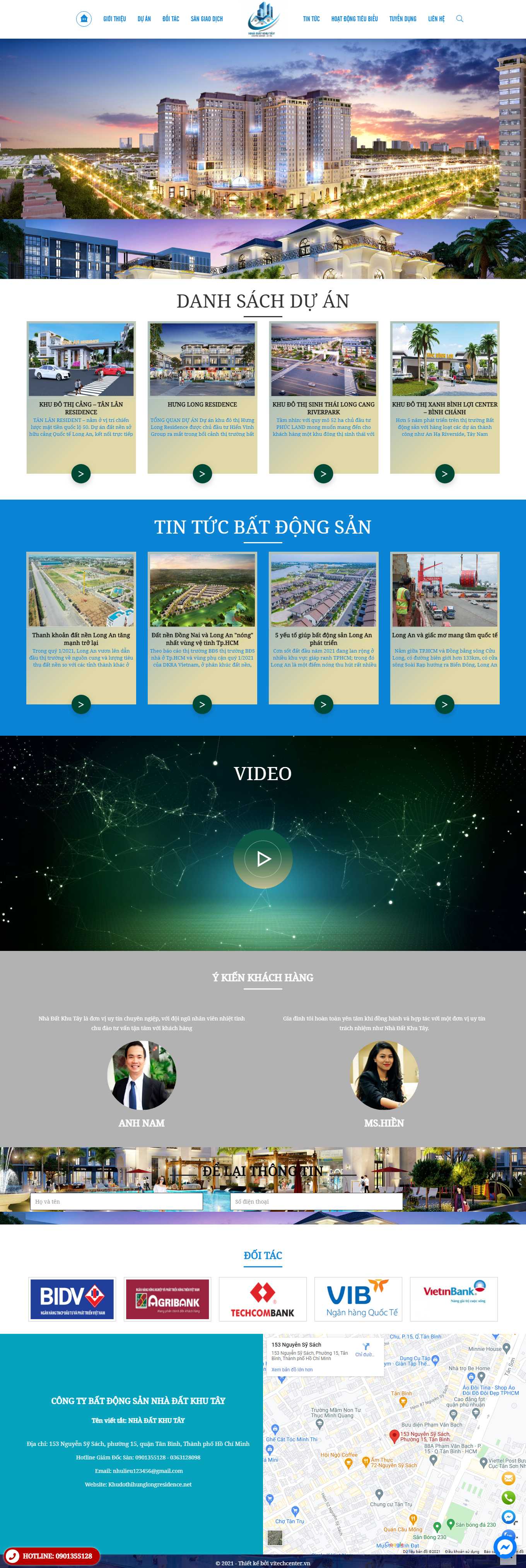 [muaban] Thiết kế Website Web mua bán nhà đất - khudothihunglongresidencenet