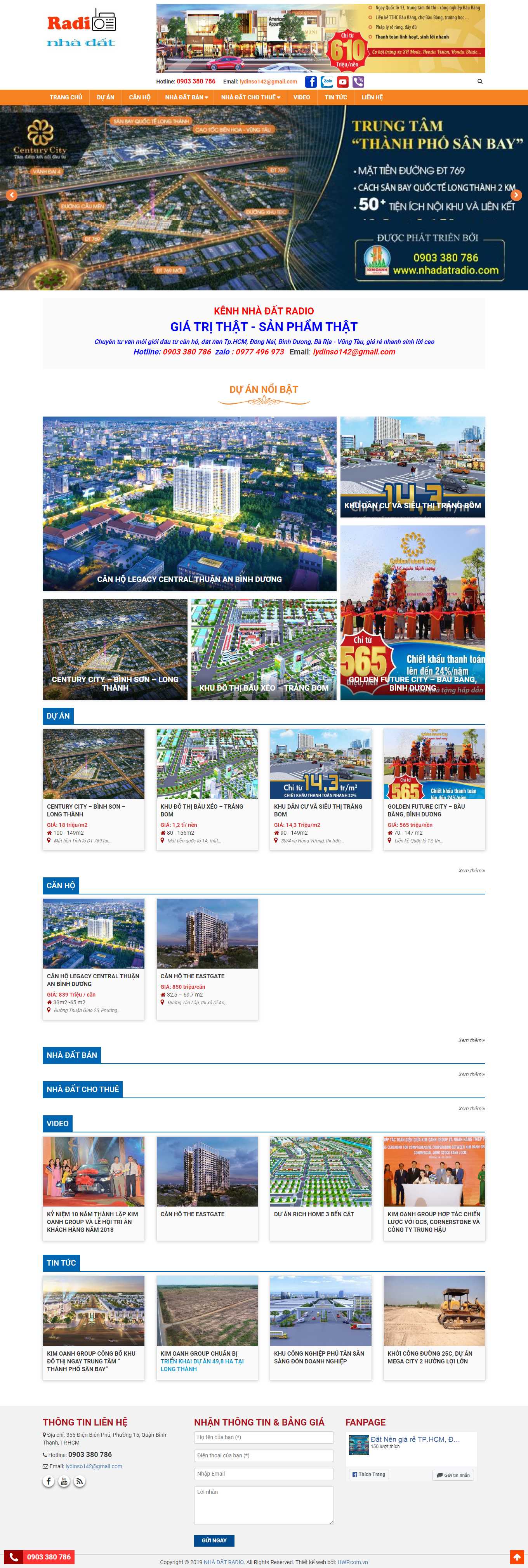 [muaban] Thiết kế Website Web mua bán nhà đất - wwwnhadatradiocom