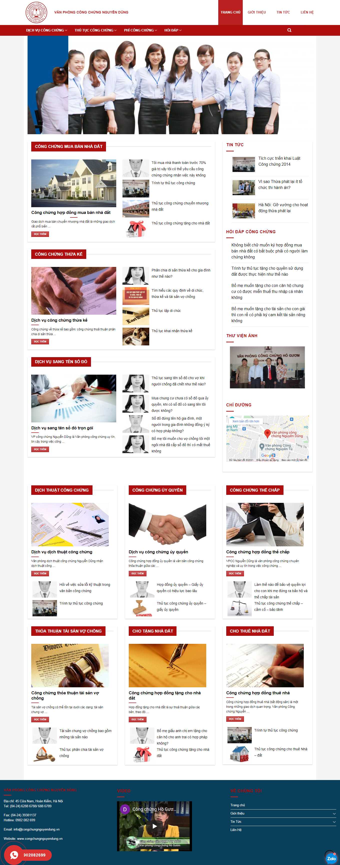 [sgllaw] Thiết kế Website Web công ty luật - congchungnguyendungvn