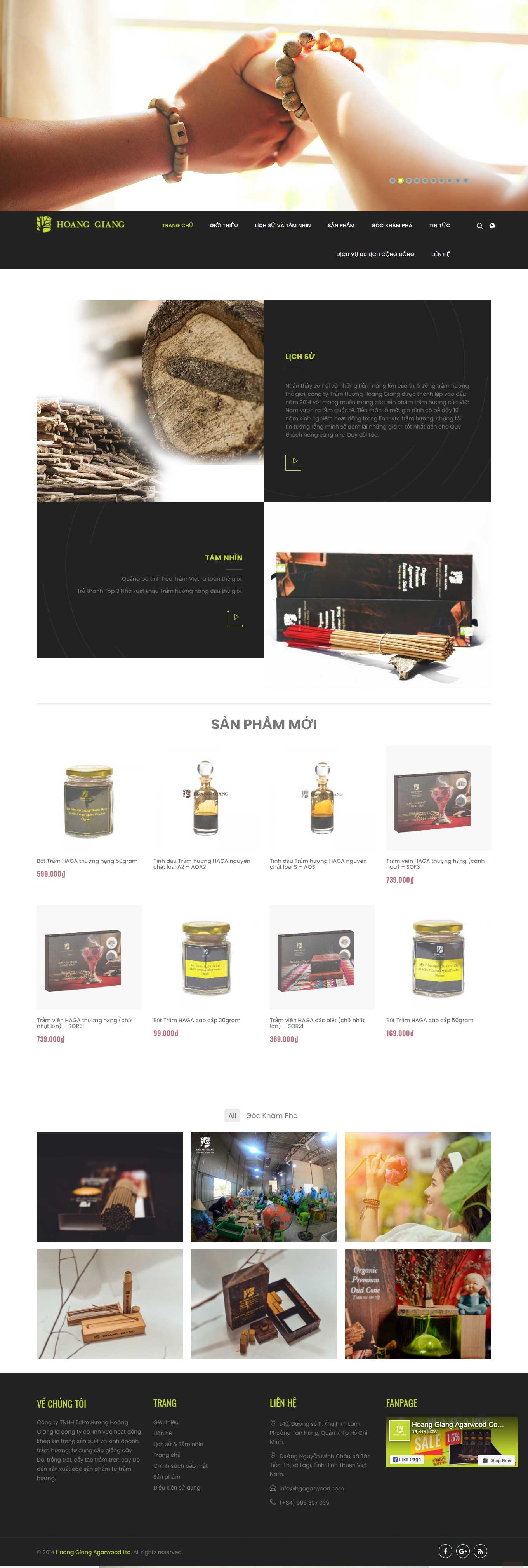 [tramhuongthienphat] Thiết kế Website Web bán trầm hương - wwwtramhuonghgcom