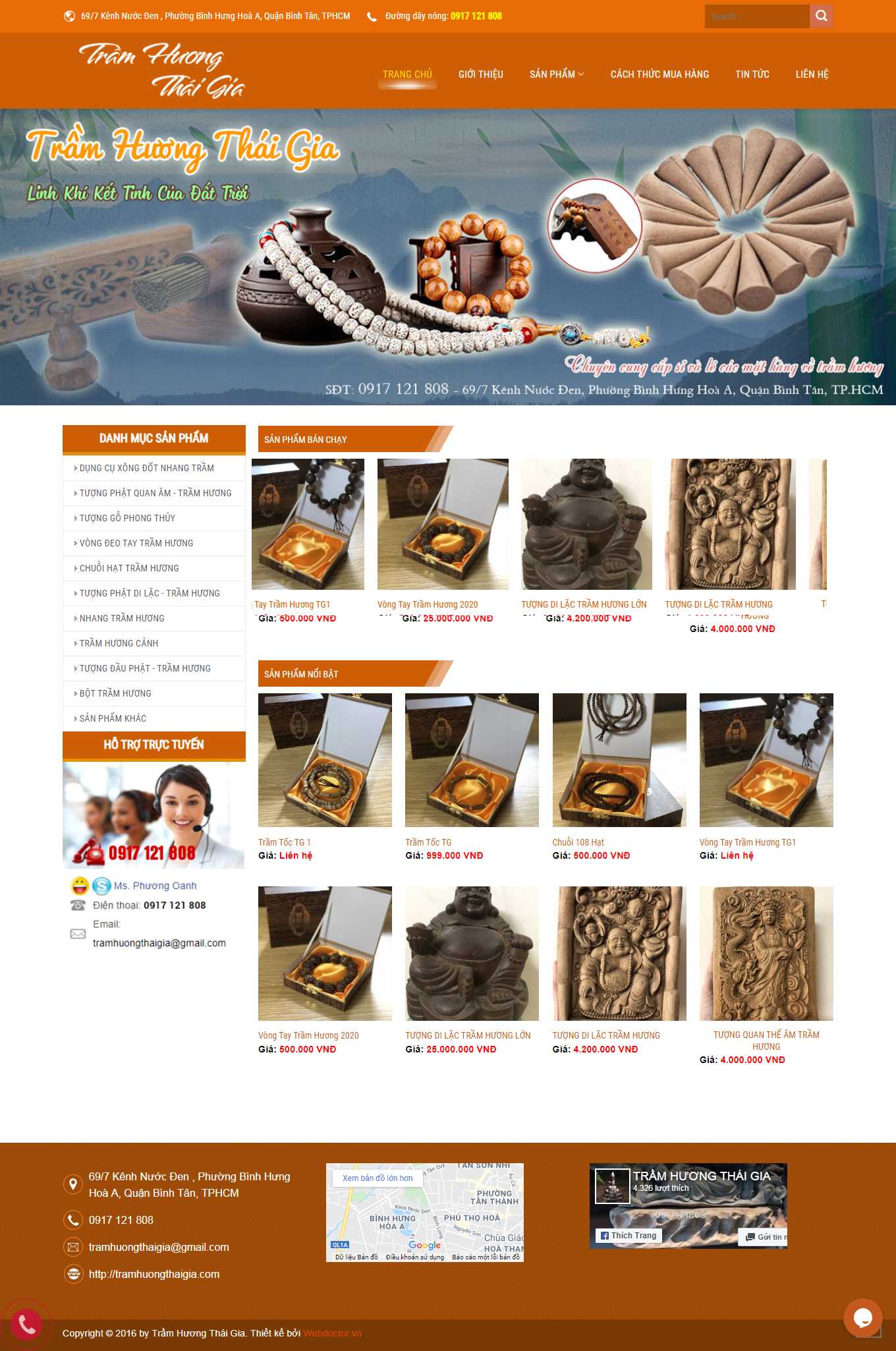 [tramhuongthienphat] Thiết kế Website Web bán trầm hương - tramhuongthaigiacom