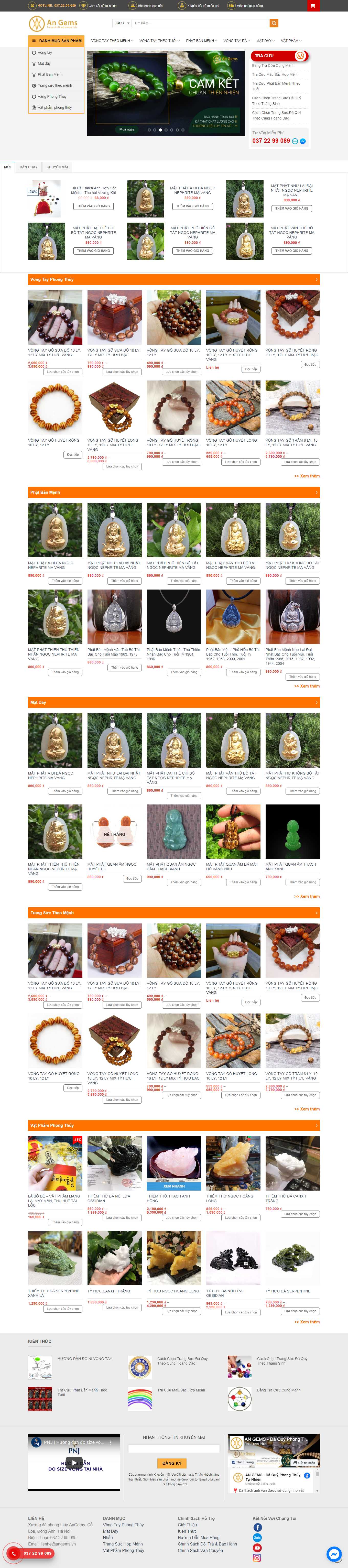 [tramhuongthienphat] Thiết kế Website Web bán trầm hương - angemsvn