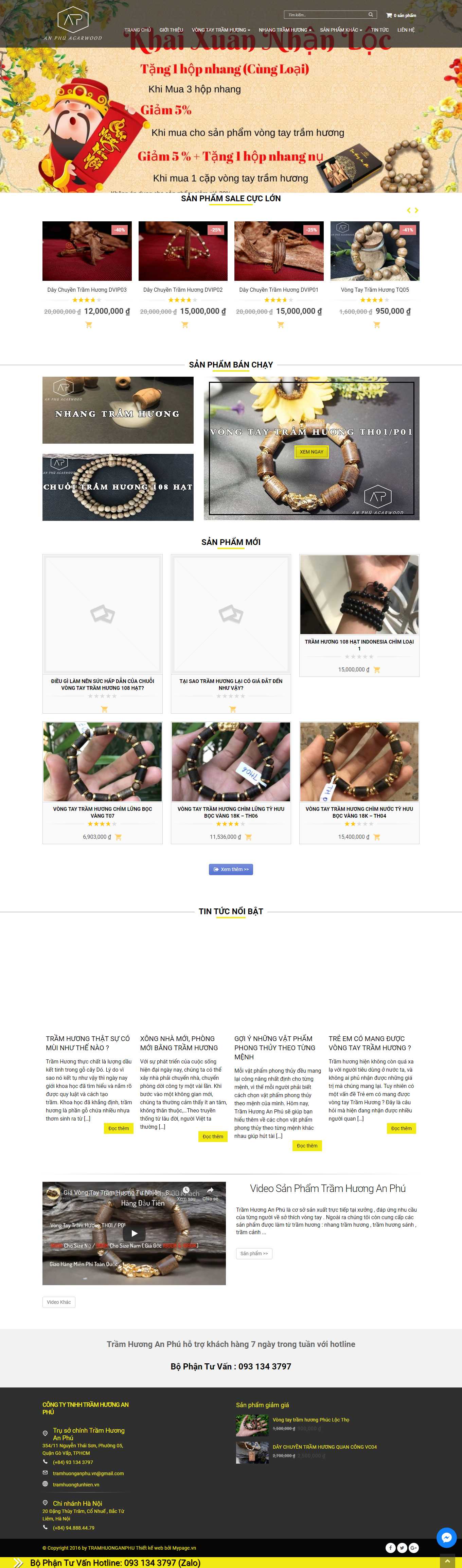 [tramhuongthienphat] Thiết kế Website Web bán trầm hương - tramhuongtunhienvn