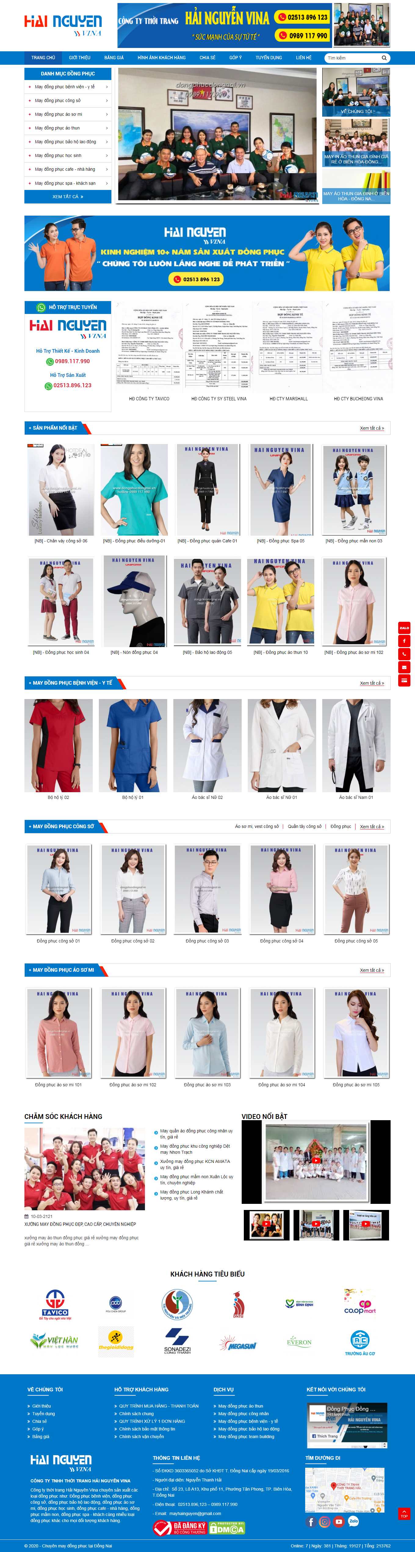 [dongphuc247] Thiết kế Website Web xưởng may đồng phục - dongphucdongnaivn