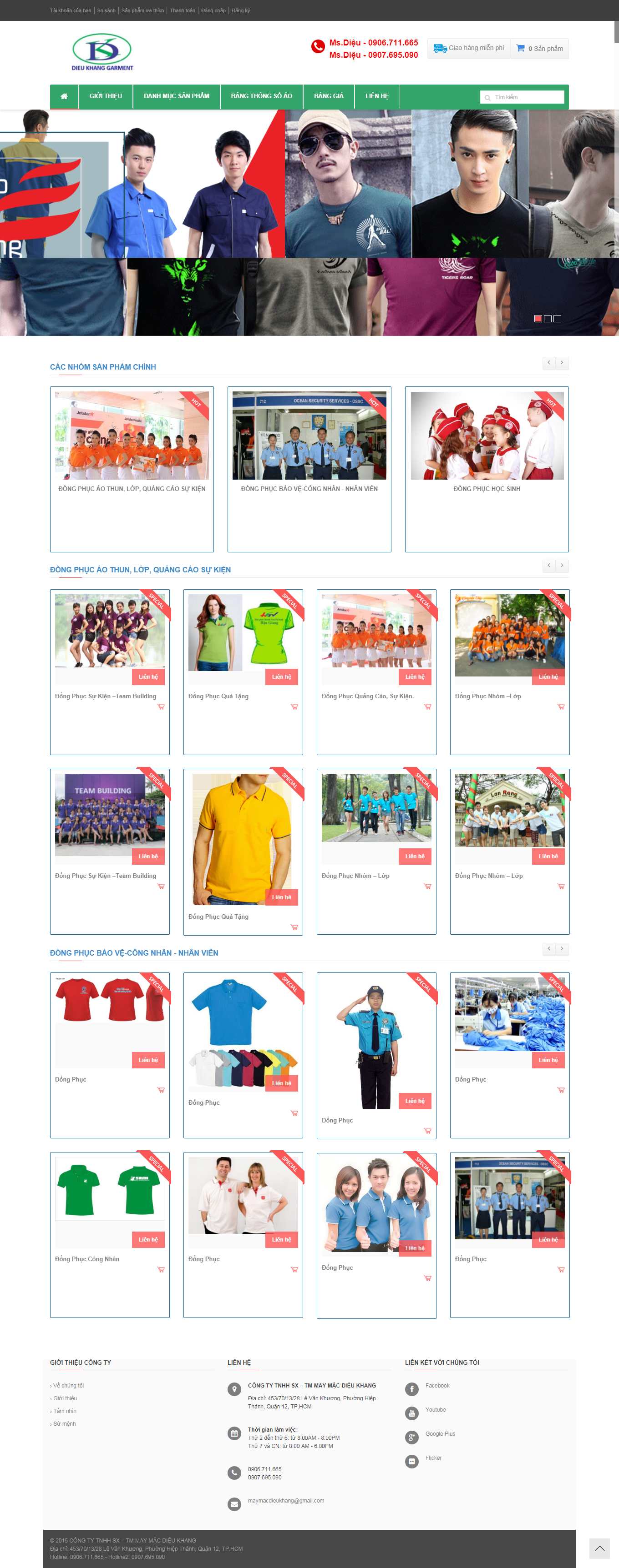 [dongphuc247] Thiết kế Website Web xưởng may đồng phục - dongphucdieukhangcom