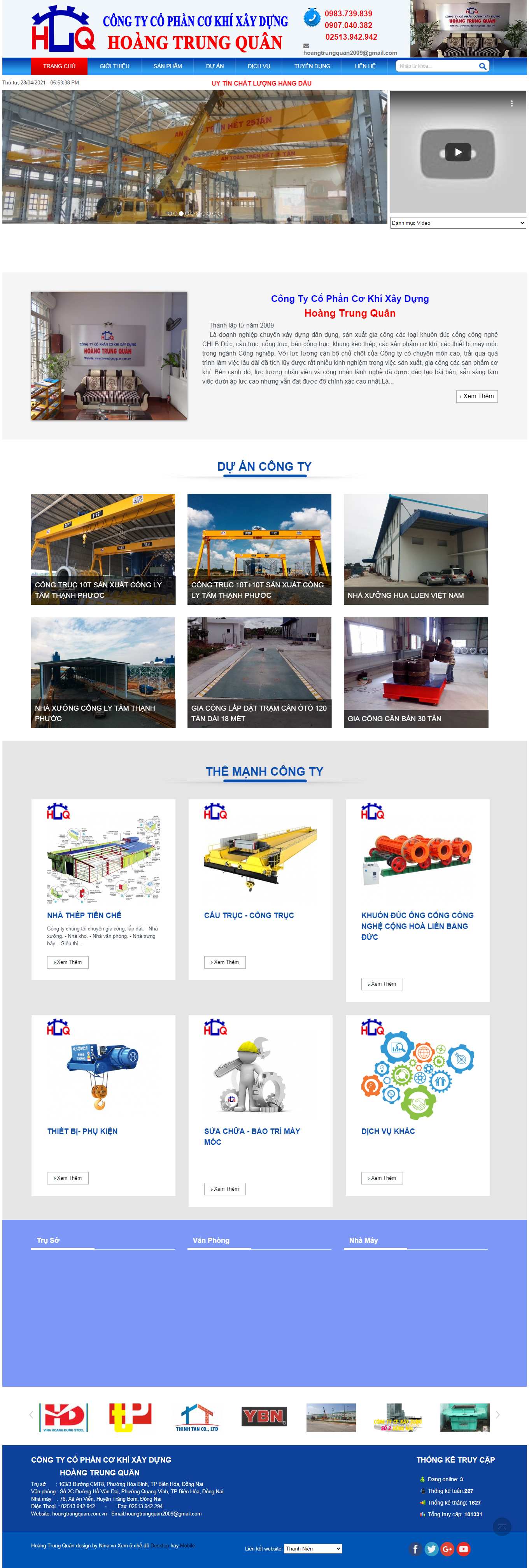 [thammyviensline] Thiết kế Website Web wordpress giá rẻ - hoangtrungquancomvn