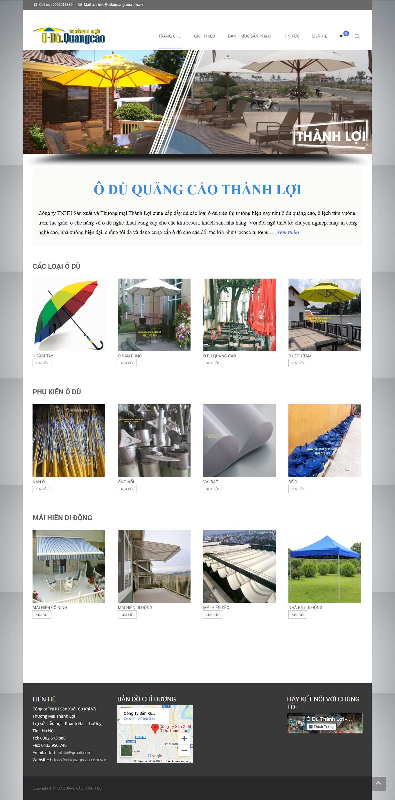 Thiết kế Website Web trọn gói giá rẻ - oduquangcaocomvn