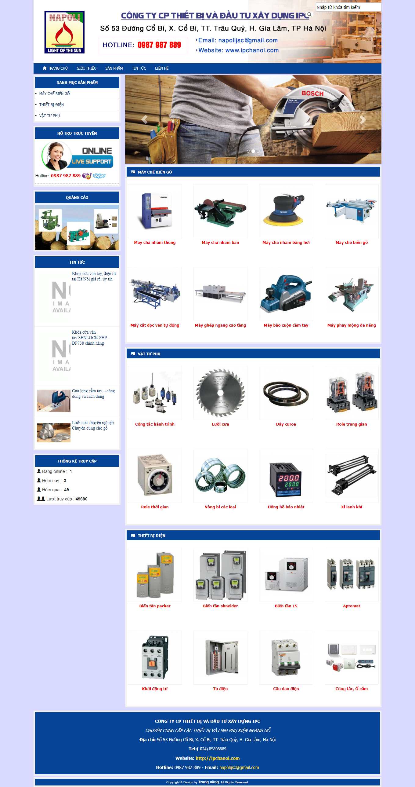 [sites] Thiết kế Website Web bán hàng miễn phí - ipchanoicom